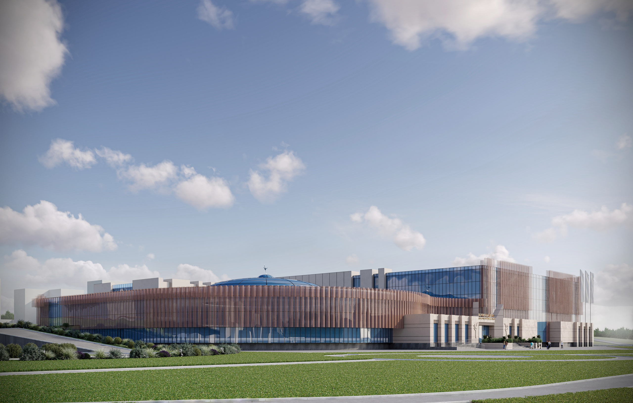 Sports center. 3D визуализация интерьера | фотореализм