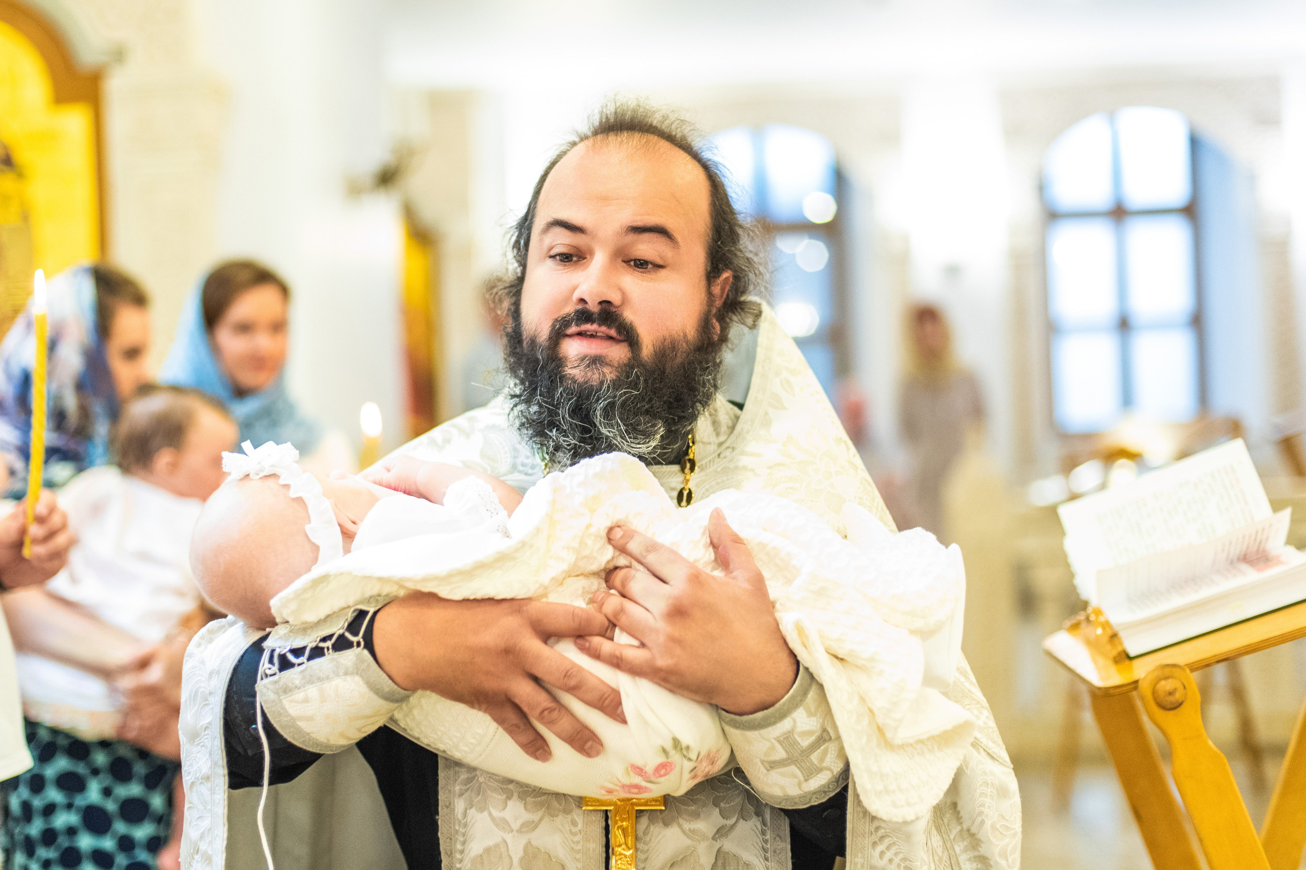 Крещении Ксении. Фотограф Юлия Попова