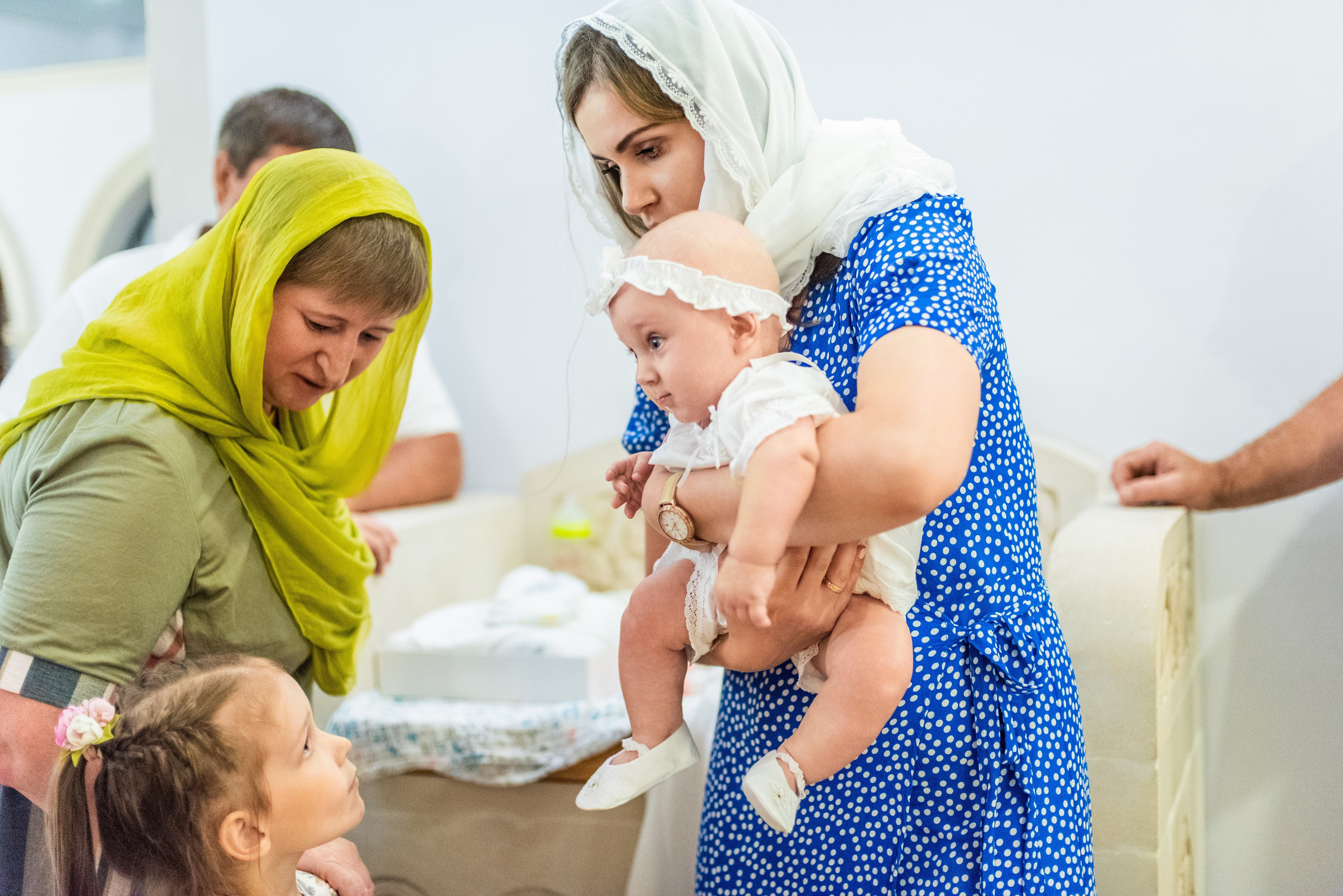 Крещении Ксении. Фотограф Юлия Попова