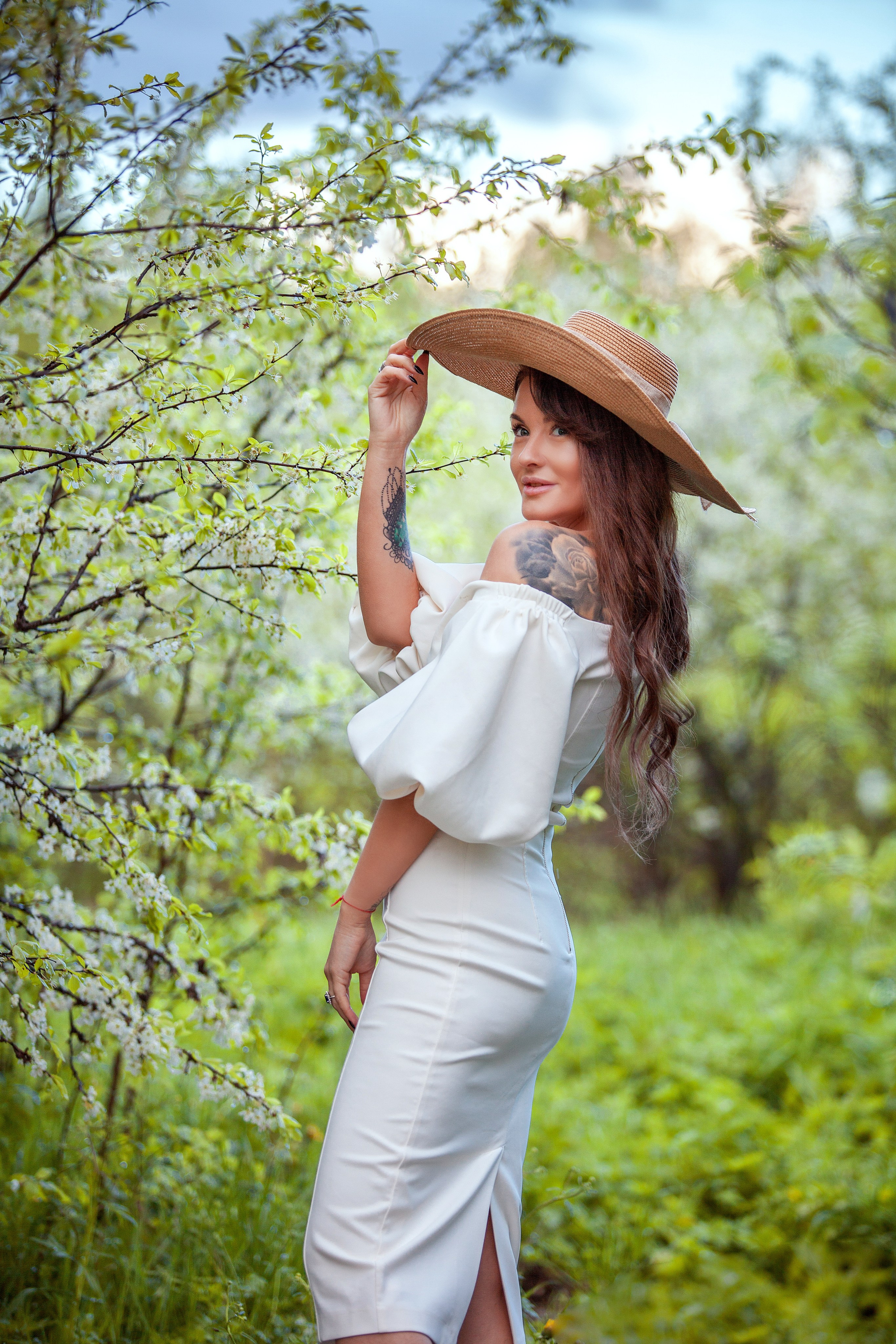 В цветах. Фотограф Мария Кольцова