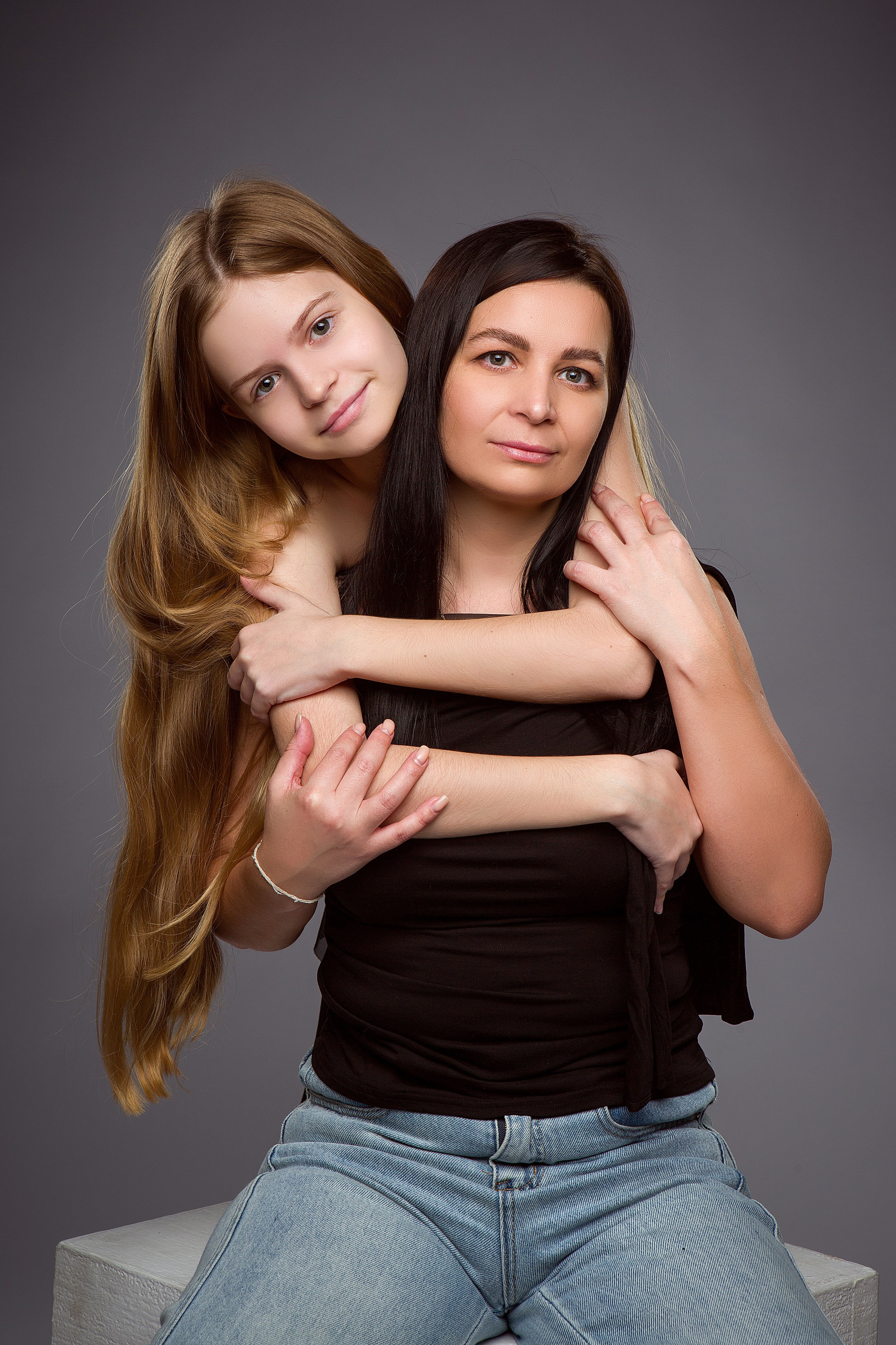 Мама и дочь. Фотограф Мария Кольцова