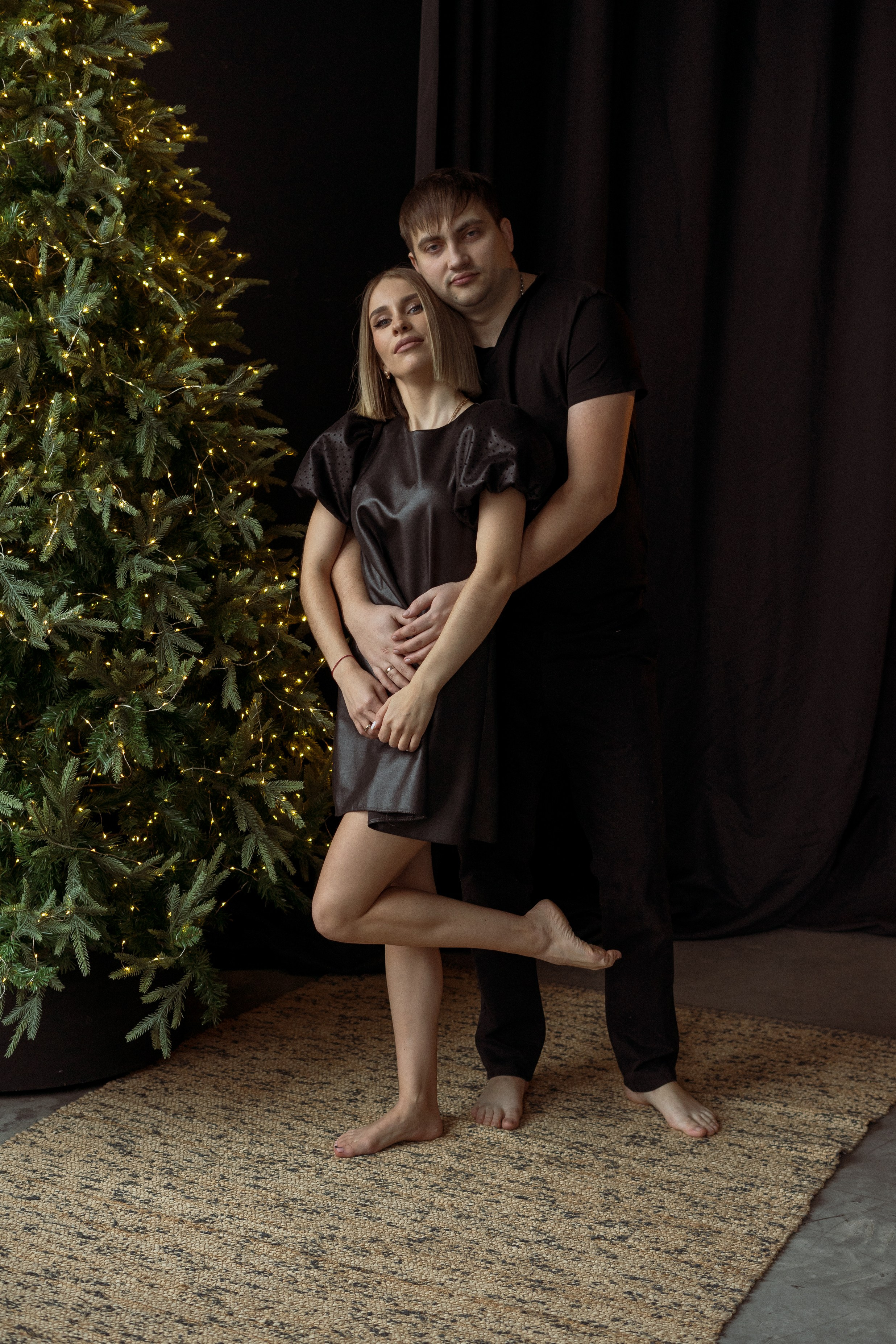 Виктория, Михаил, Миа. Новый год в тёмных тонах. Эстетичная фото- и видеосъёмка Ирина Арсентьева. Челябинск и весь мир