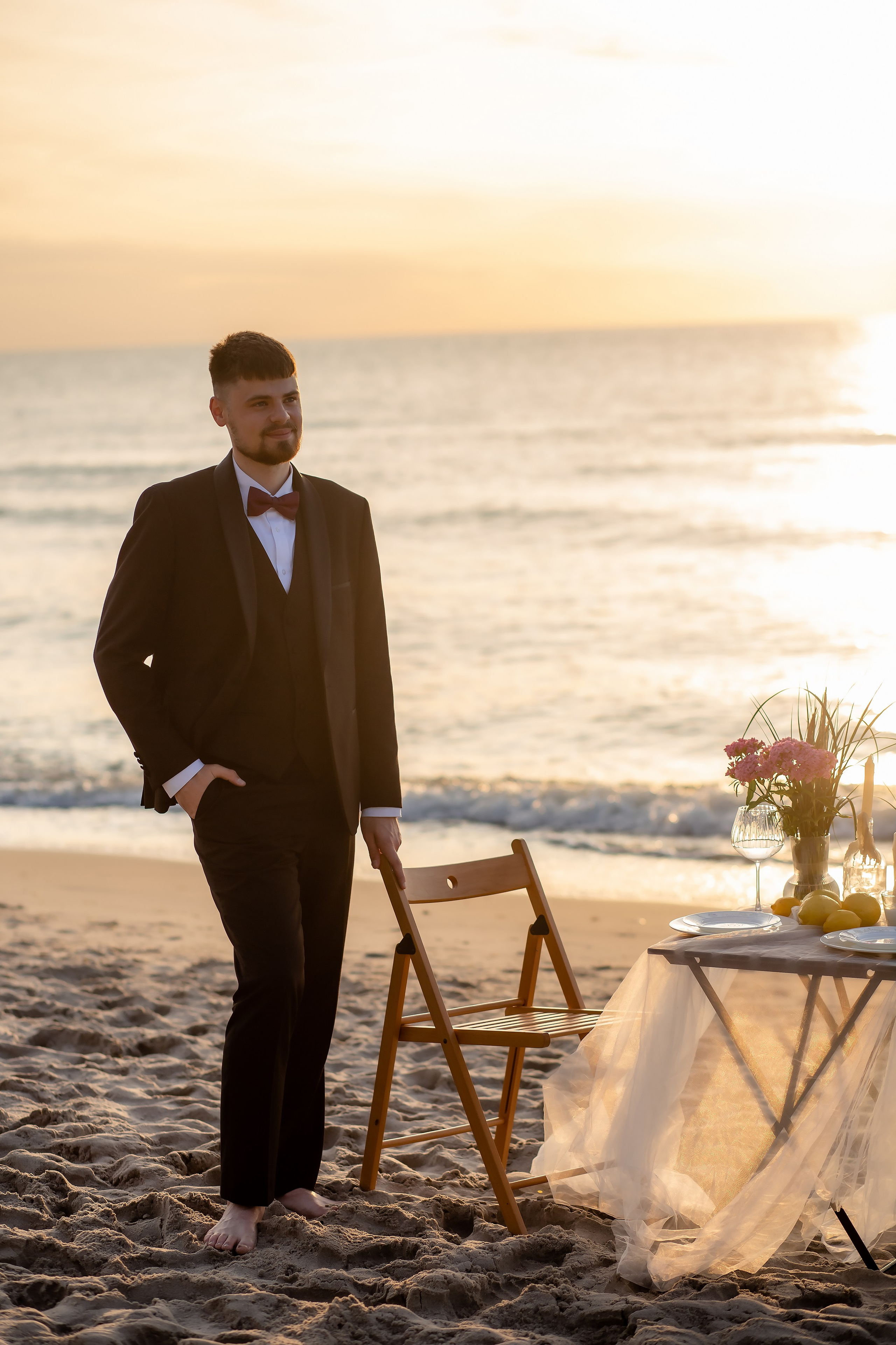 Александра и Влад. На закате. Фотограф в Калининграде Решетникова Алина