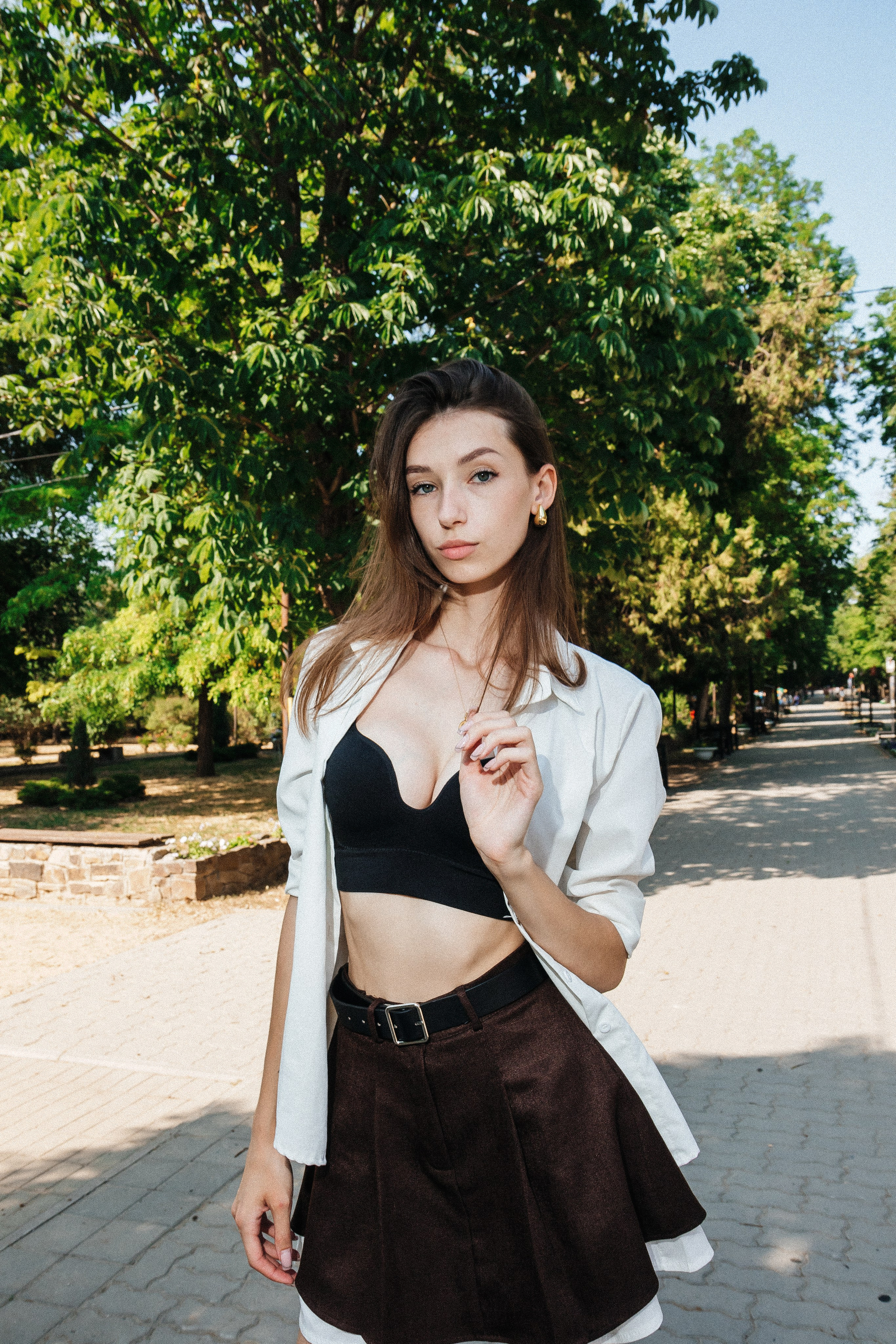 Лера в парке Горького. Фотограф Александр Бигари