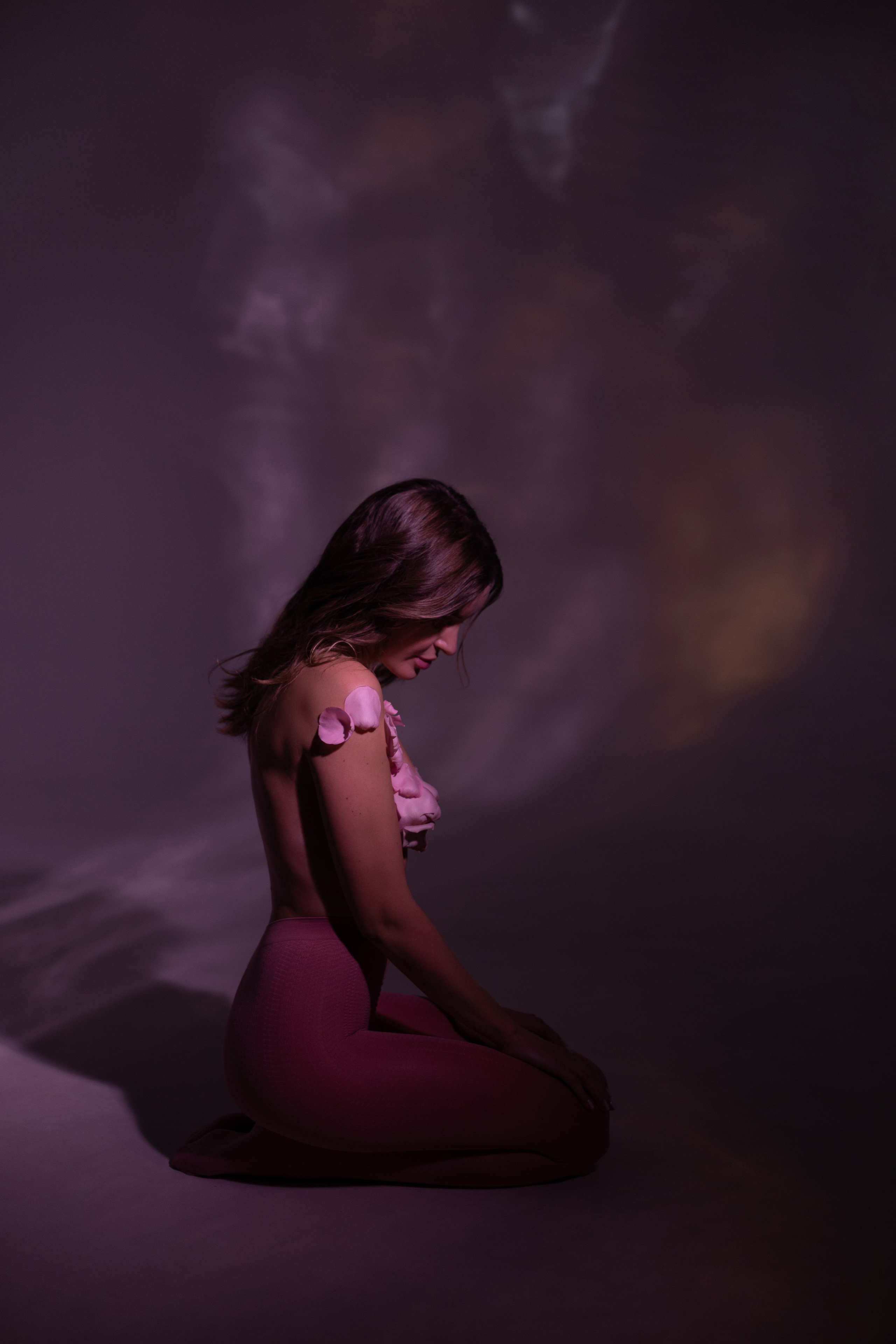 Рита «Pink flower». Фотограф Мария Щеголькова. Чувственный женский портрет