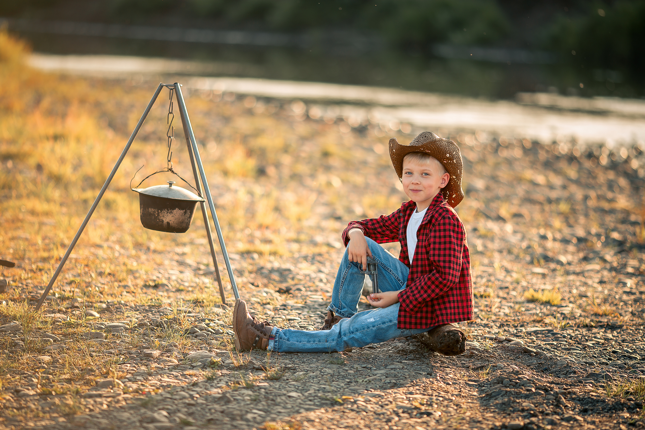 Маленькие ковбои. Детский и семейный фотограф в Красноярске Елена Коровкина