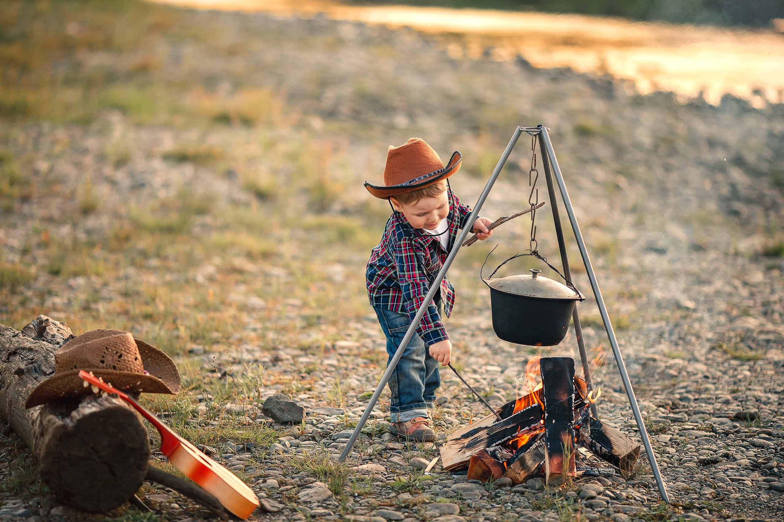 Маленькие ковбои. Детский и семейный фотограф в Красноярске Елена Коровкина