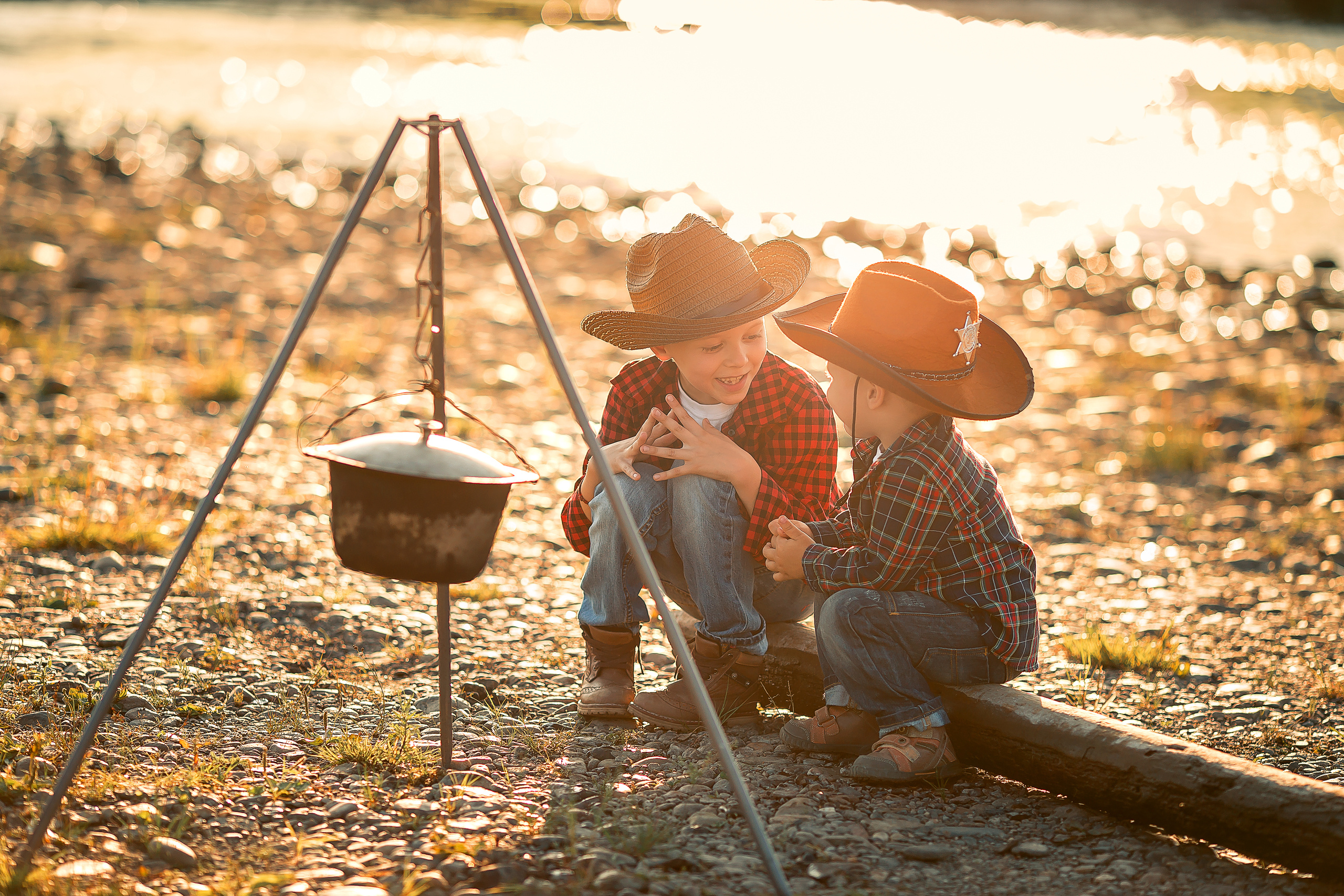 Маленькие ковбои. Детский и семейный фотограф в Красноярске Елена Коровкина