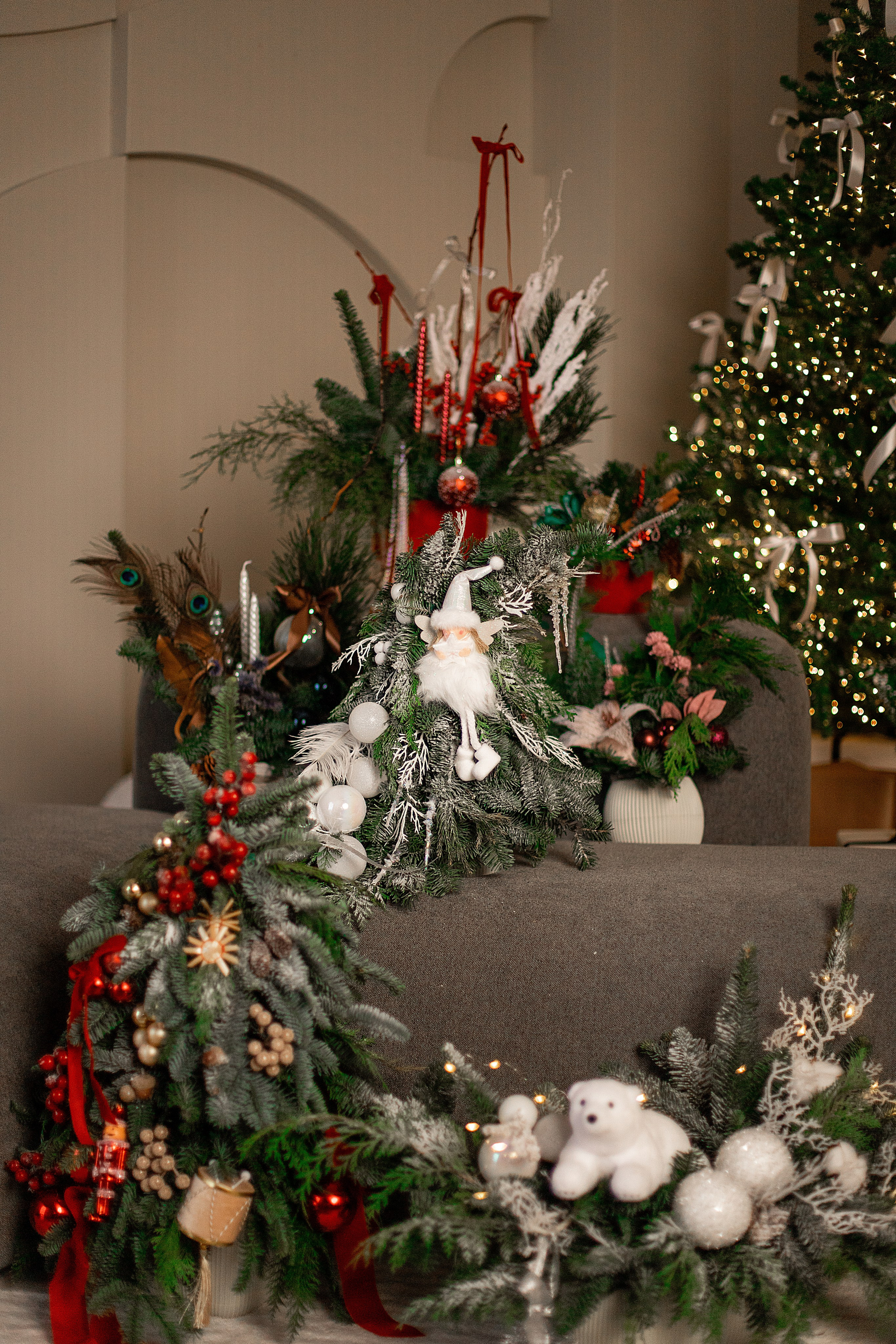 Новогодняя съемка для цветочного бутика. Семейный и индивидуальный фотограф в Ростове-на-Дону