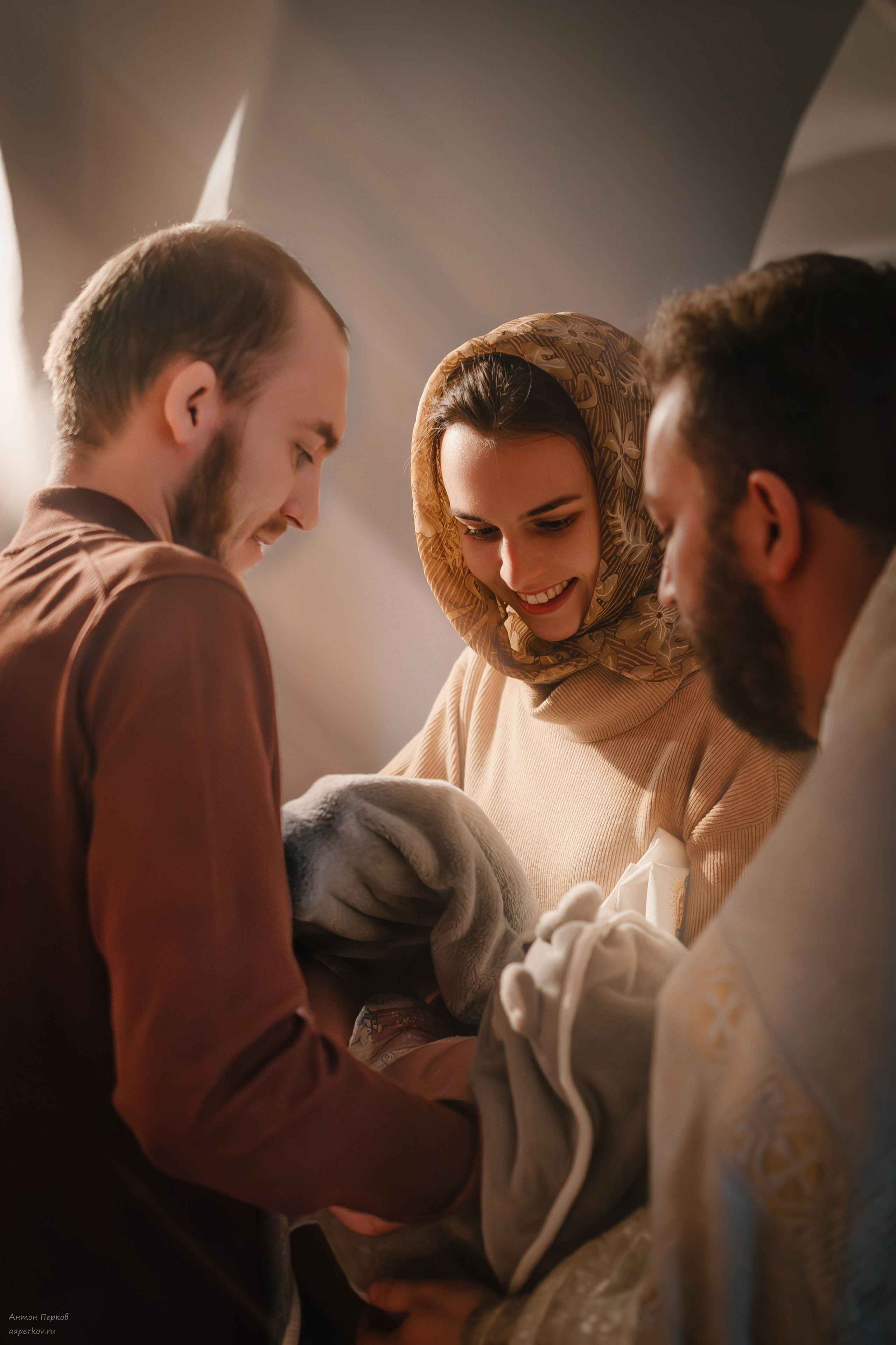 Крещение Максима. Фотограф Антон Перков