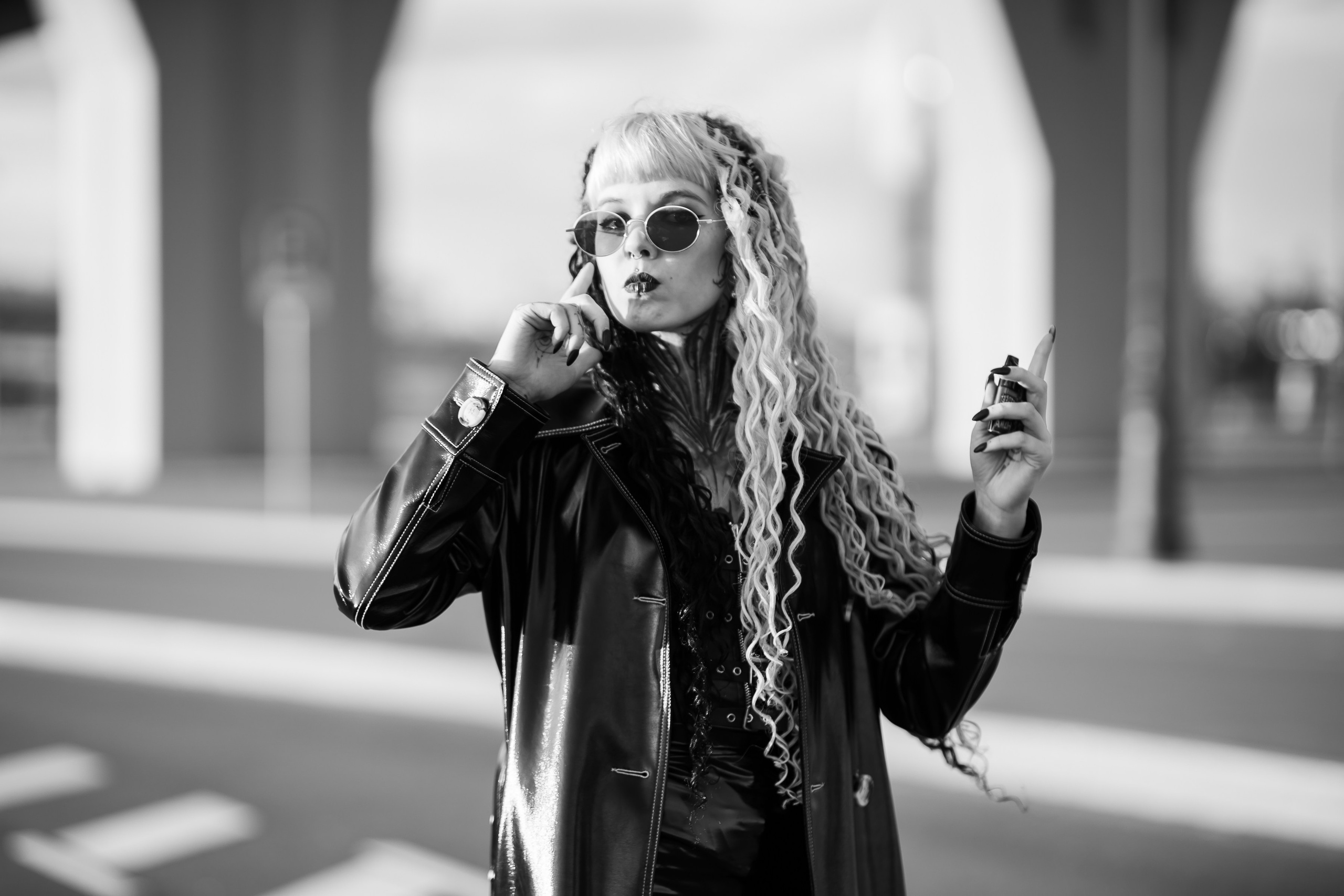 Оля. Паркинг. Портретный фотограф в Санкт-Петербурге Александр Быстрицкий