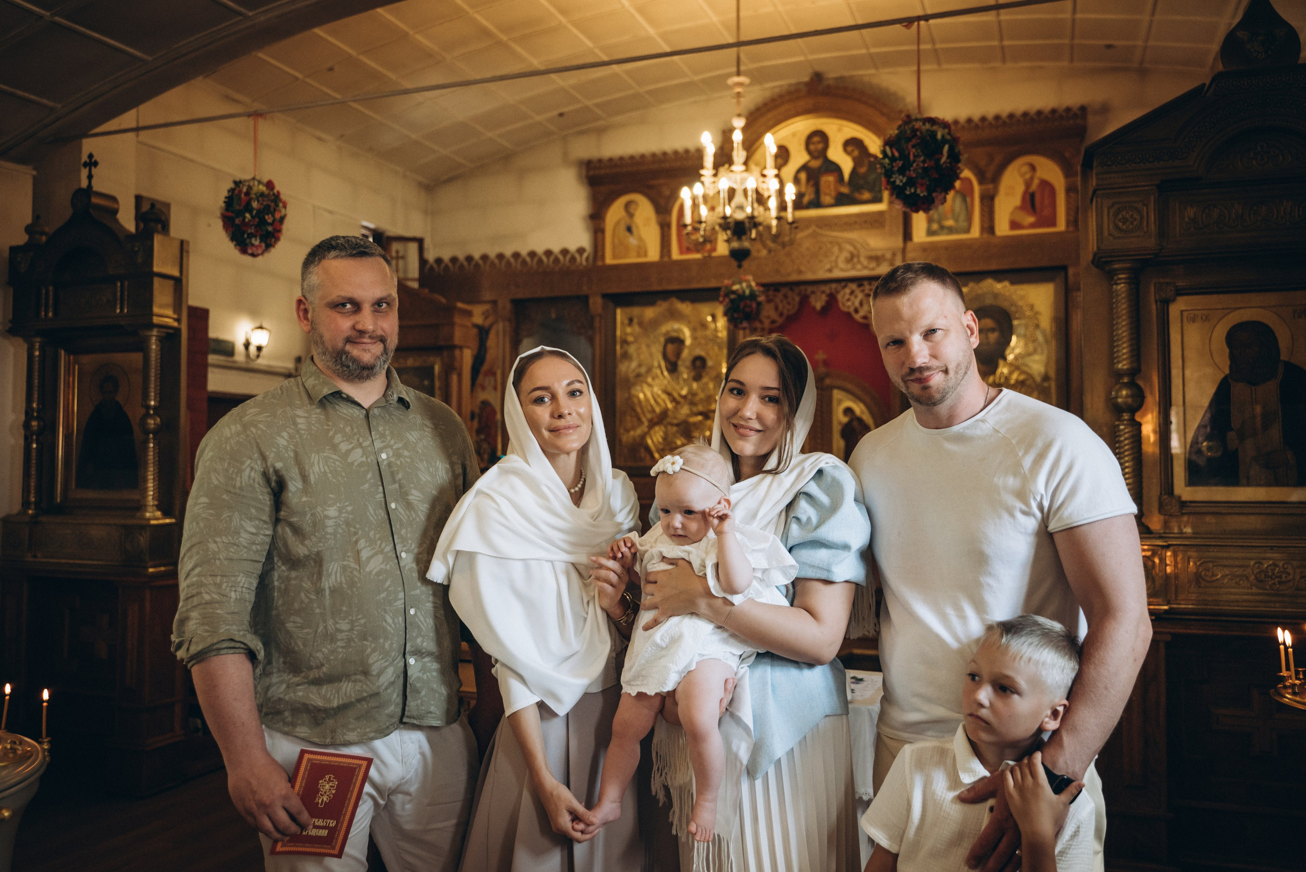 Крещение Есении. Семейный фотограф в Минске Дарья Дреко