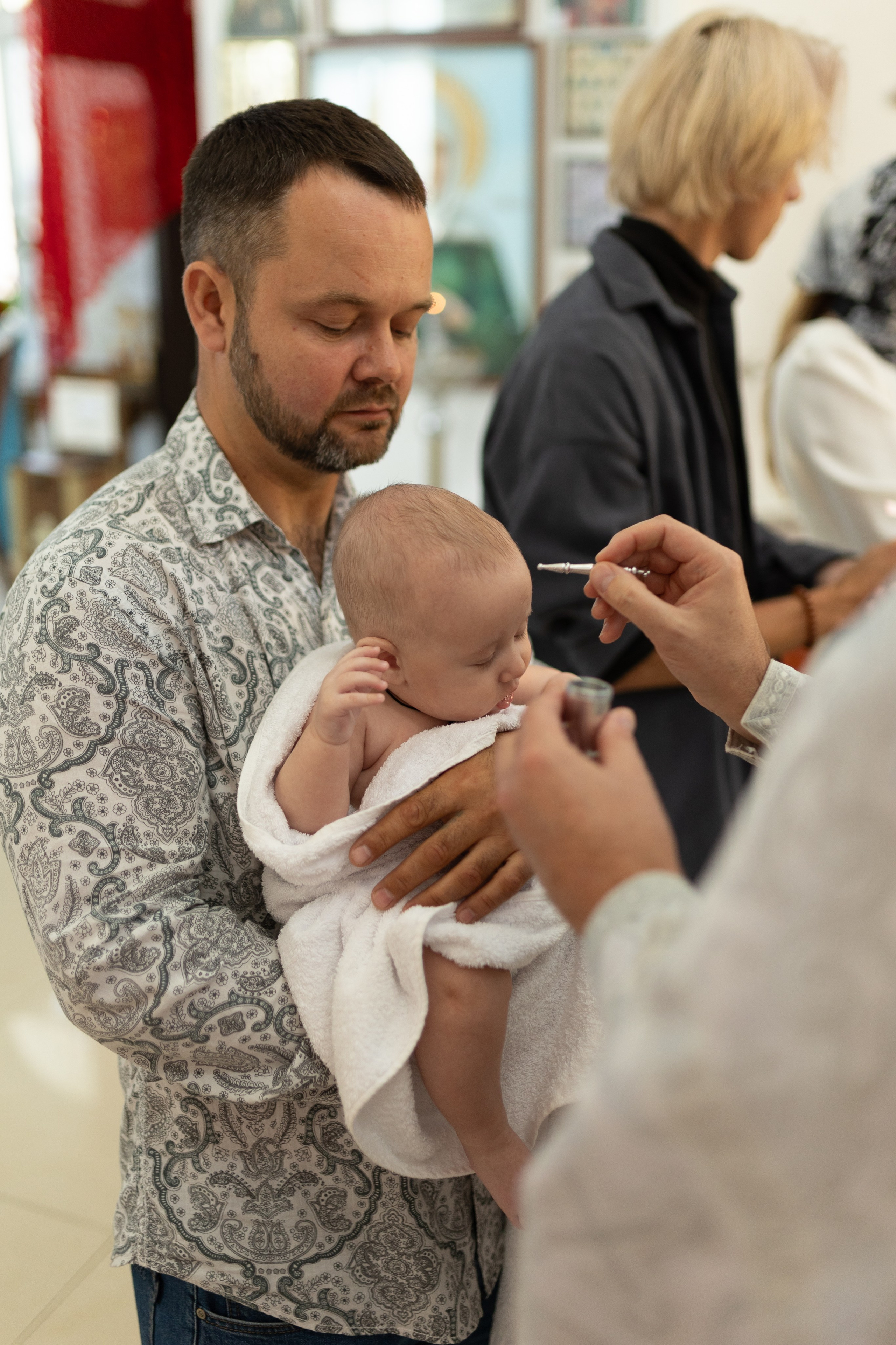 Крещение Артёма (все фото с таинсвта крещения). Фотограф новорожденных. Детский и семейный фотограф Марьяна Юдина