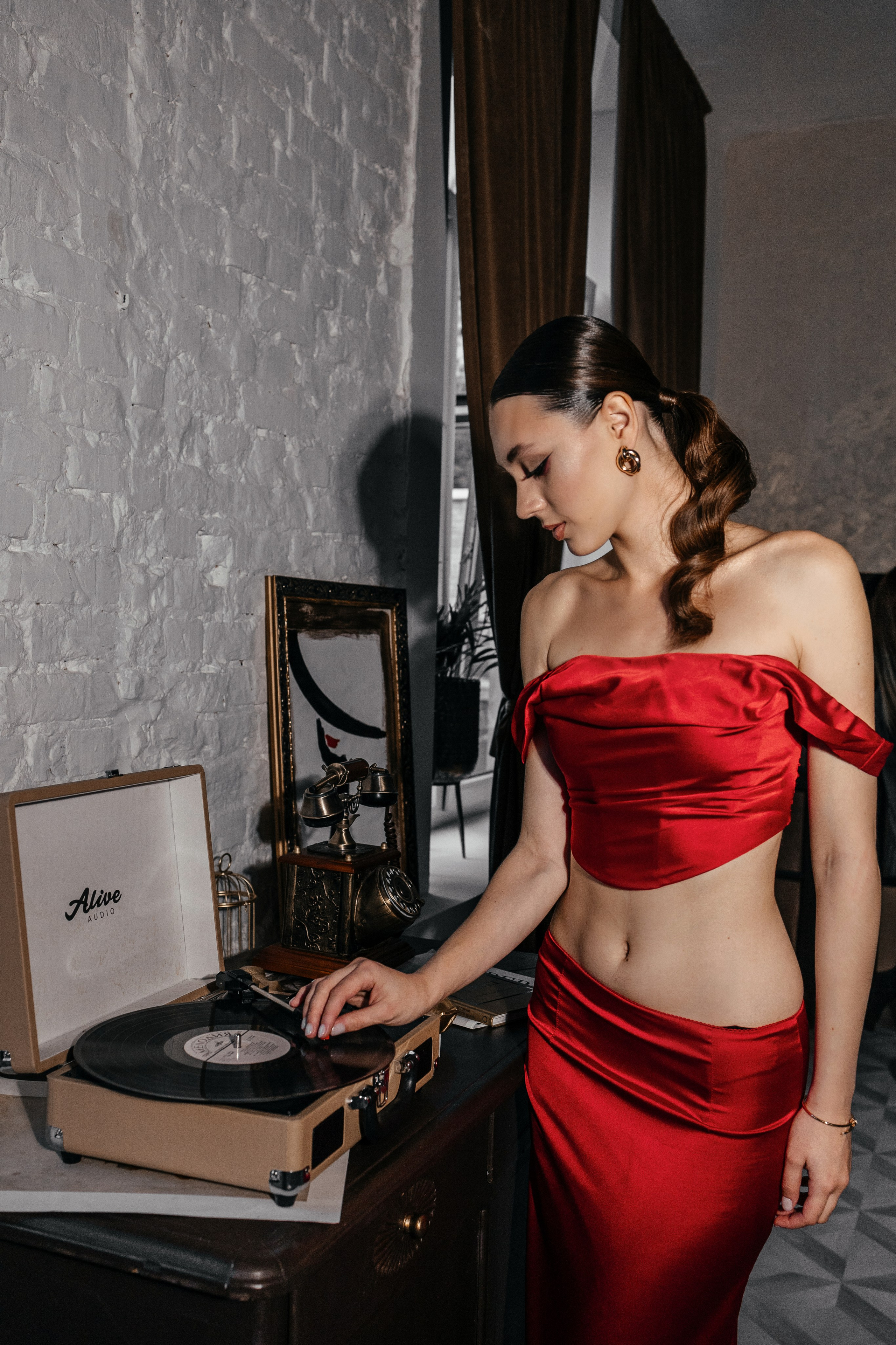 Ева в студии Винтаж ДР. Фотограф в Краснодаре Лагунов Владимир