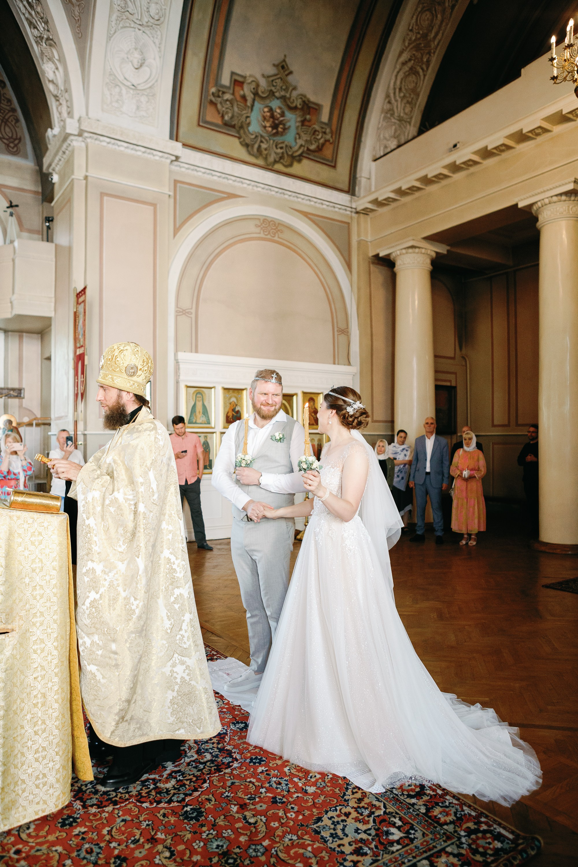 Татьянинский храм при МГУ. Вид внутри.