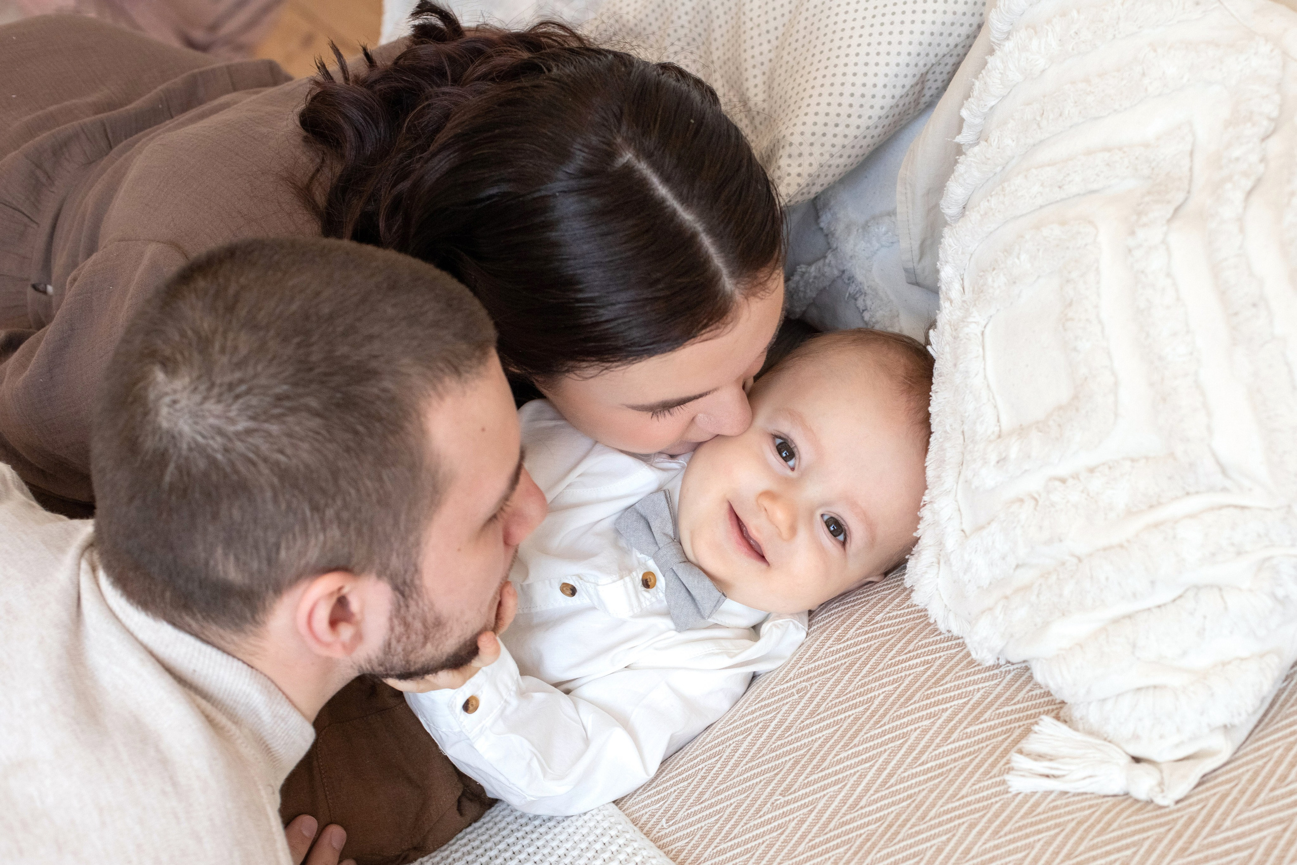 Никита +Наталья + Тимофей (итого). Фотограф новорожденных в Екатеринбурге Татьяна Продан