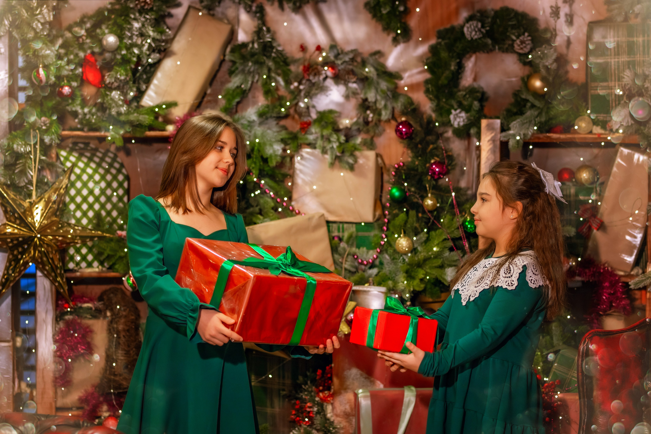 НОВЫЙ ГОД и Рождество в СТУДИЯХ. Фотограф Алина Лебедь