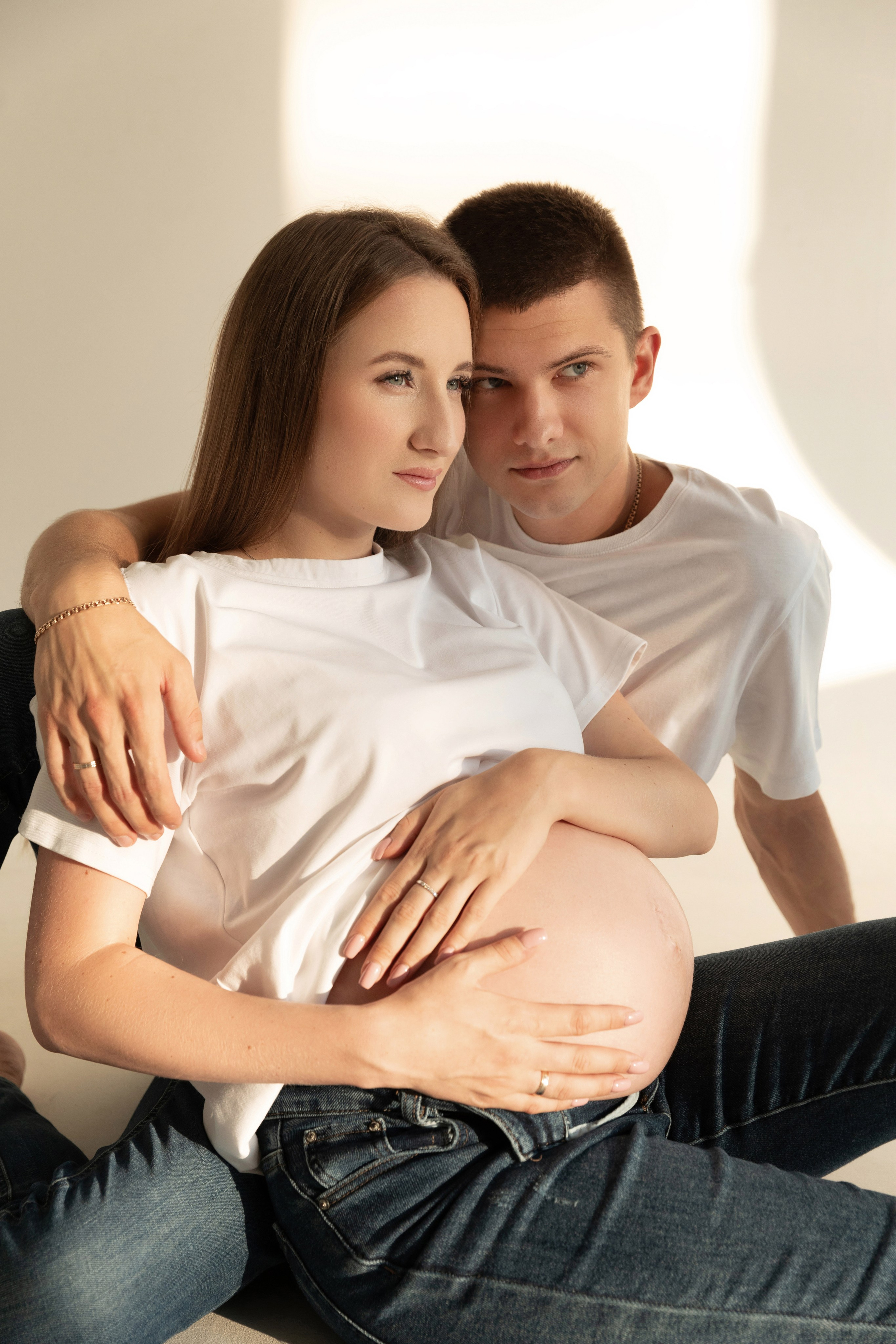 Беременность. Фотограф Мария Щеголькова. Чувственный женский портрет