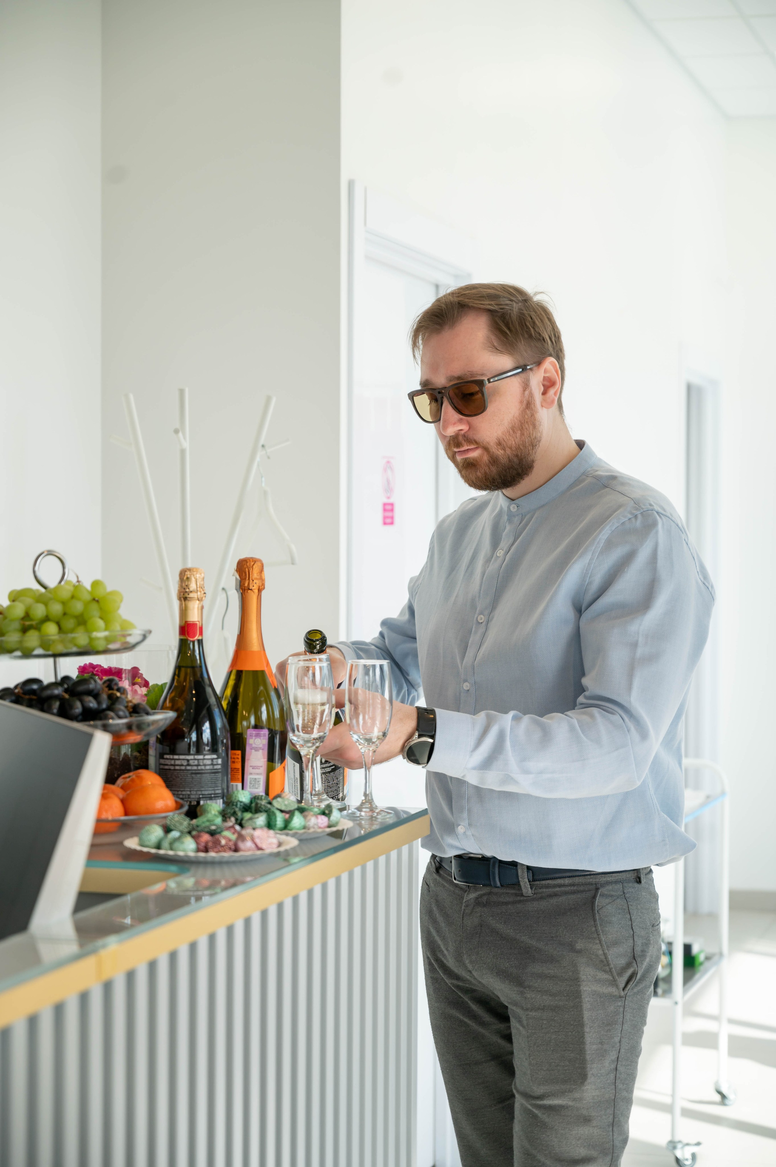 Съёмка открытия оптики