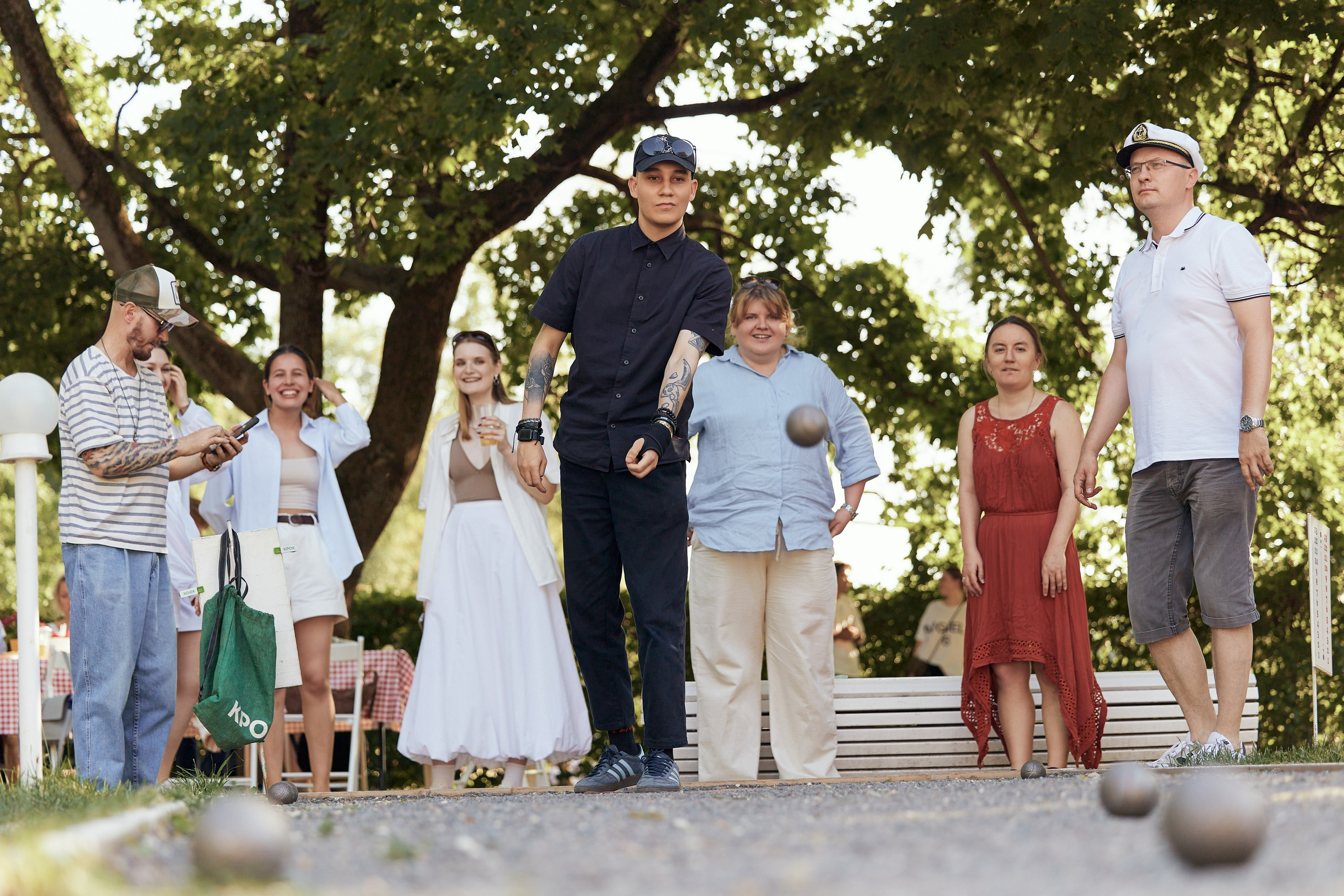 Игра в Петанк. Фотограф Дмитрий Тур — профессиональная фотосъемка мероприятий и портретов в Москве и Московской области