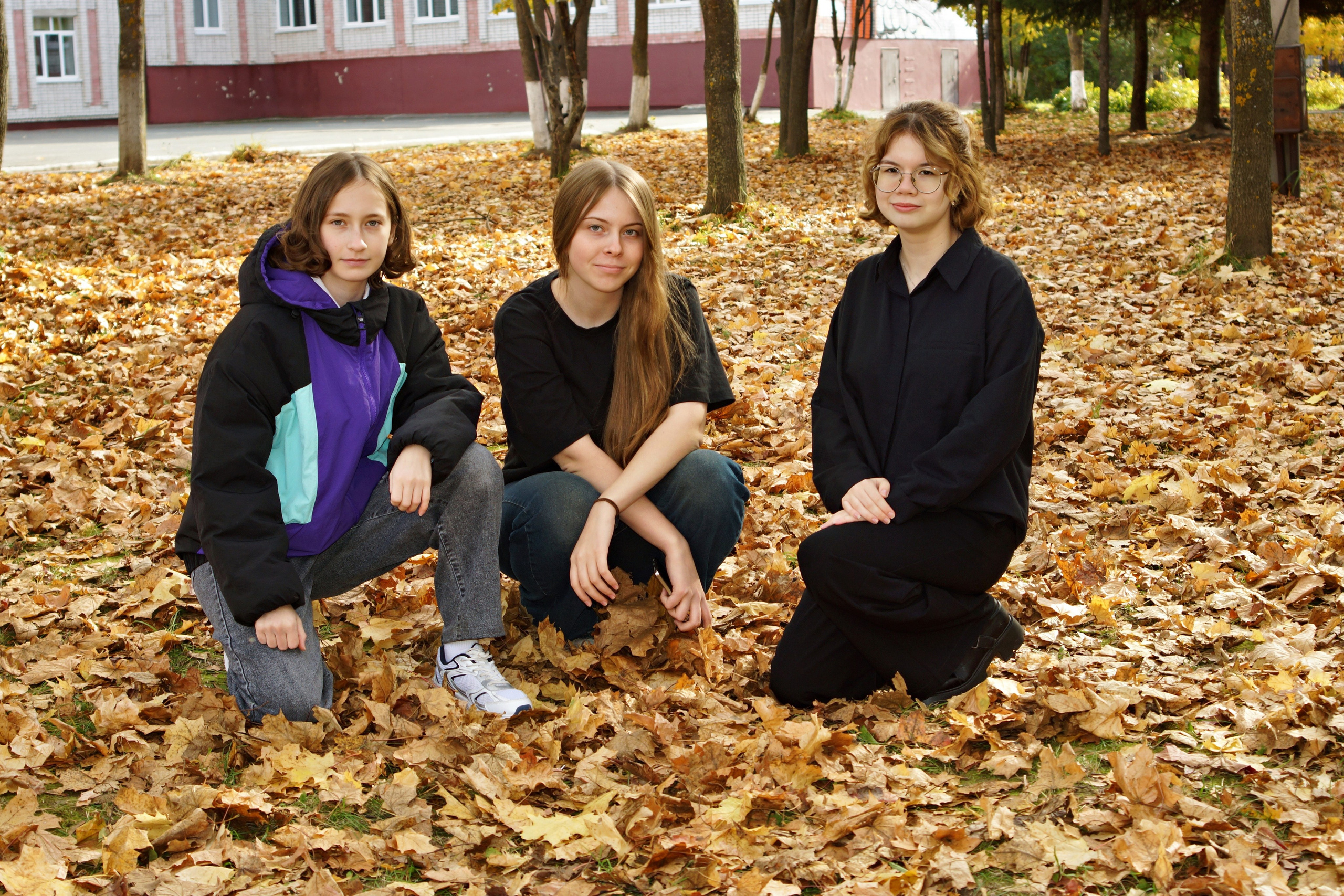 Осенняя фотосессия в школе г. Йошкар-Ола