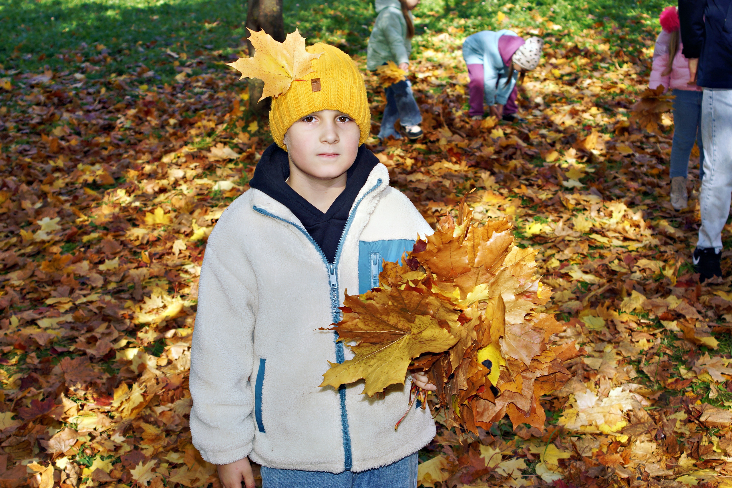 Осенняя фотосессия в детском саду г. Йошкар-Ола
