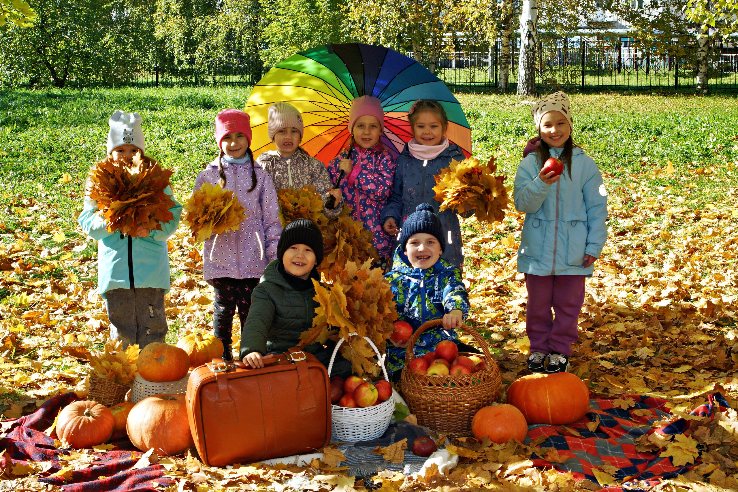 Осенняя фотосессия в детском саду г. Йошкар-Ола