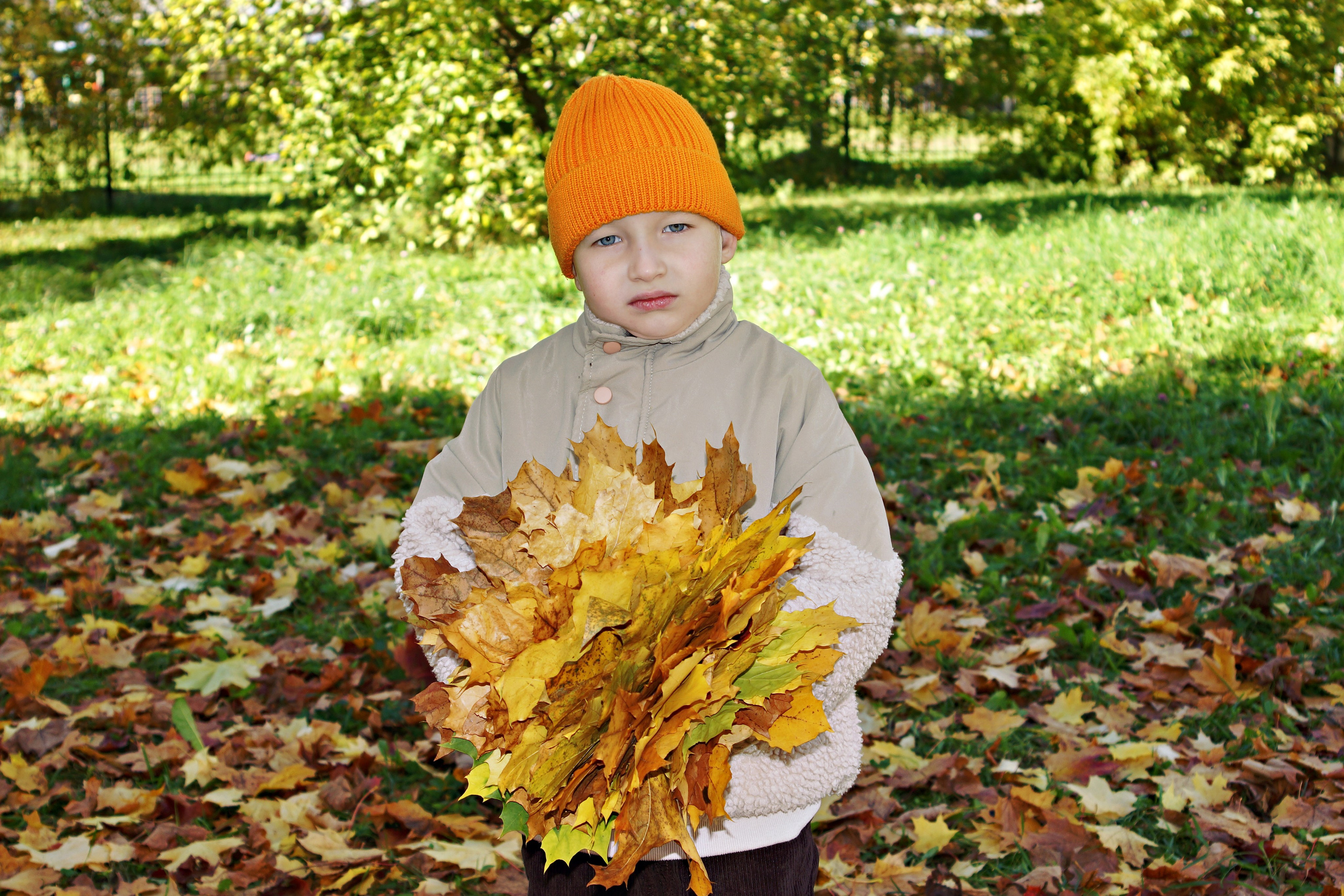 Осенняя фотосессия в детском саду г. Йошкар-Ола