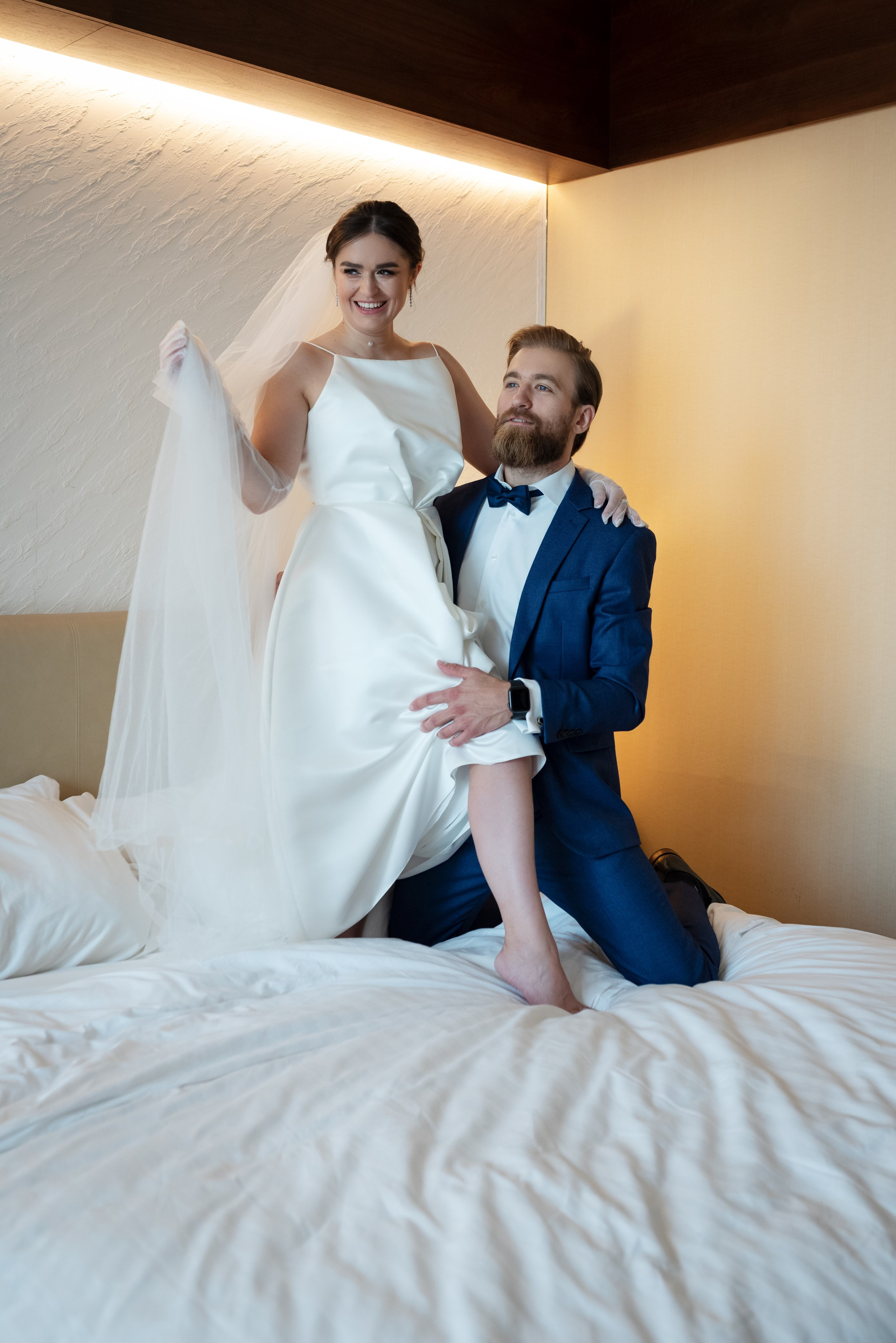 Свадебная фотосессия в «Marriot». Фотограф в Воронеже. Портреты, контент, семейные сьемки