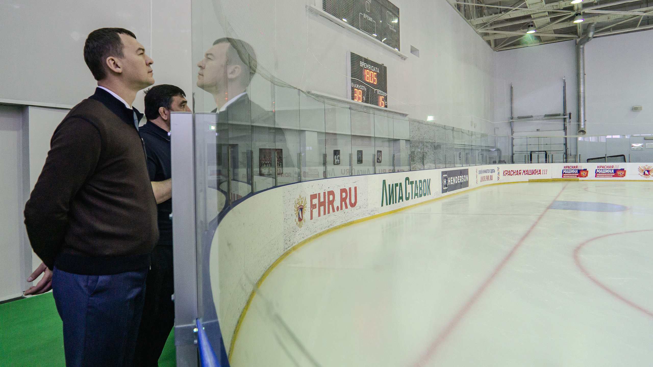 ОСМОТР МИНИСТРОМ СПОРТА РФ УЧЕБНО-ТРЕНИРОВОЧНОГО ЦЕНТРА НОВОГОРСК, МОСКВА. Репортажный и интерьерный фотограф, фотохудожник