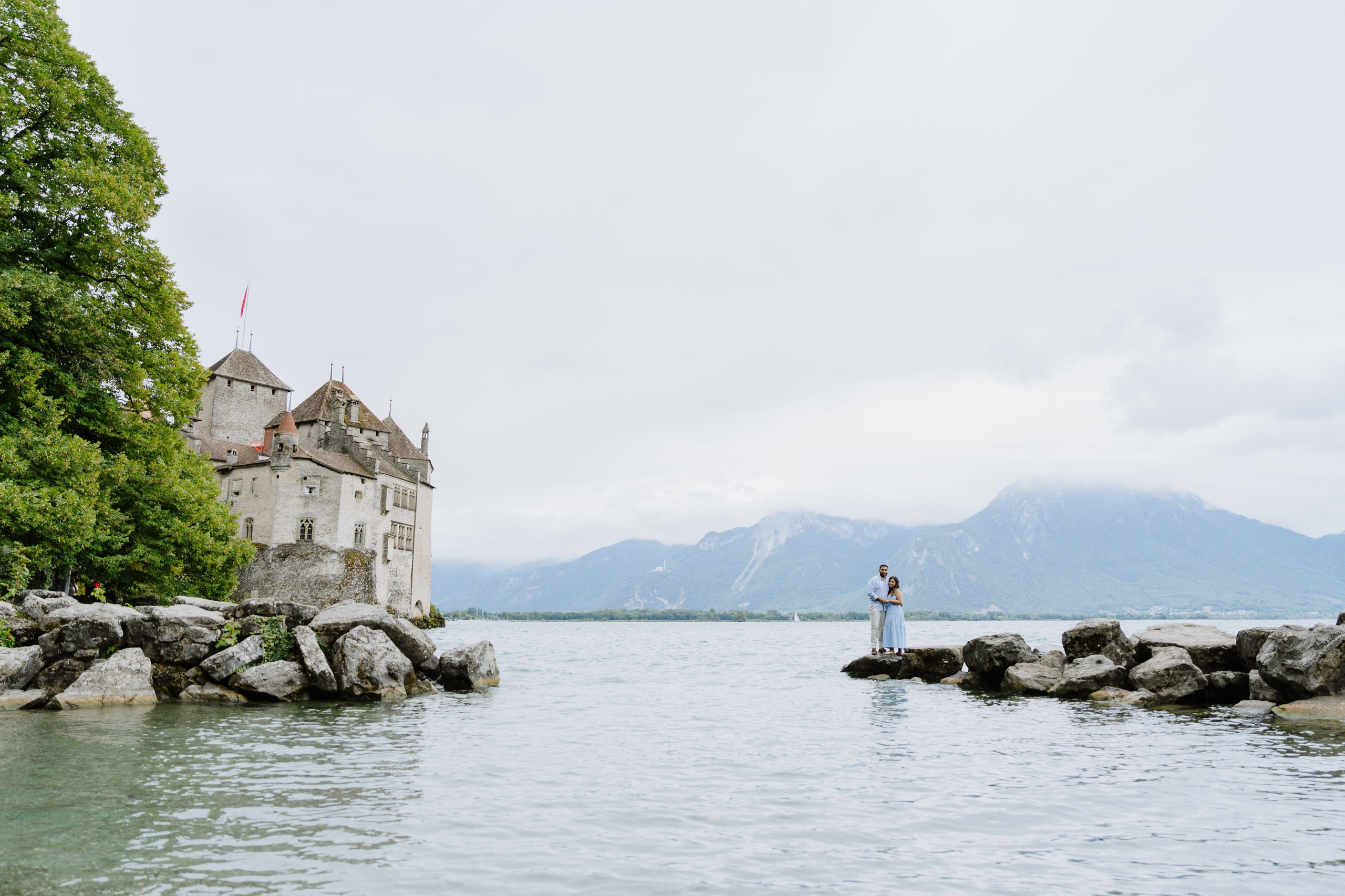 Krishna & Ravi | Proposal Montreux. Professional Wedding Photographer Geneva & Romande Switzerland | Tanya Creator