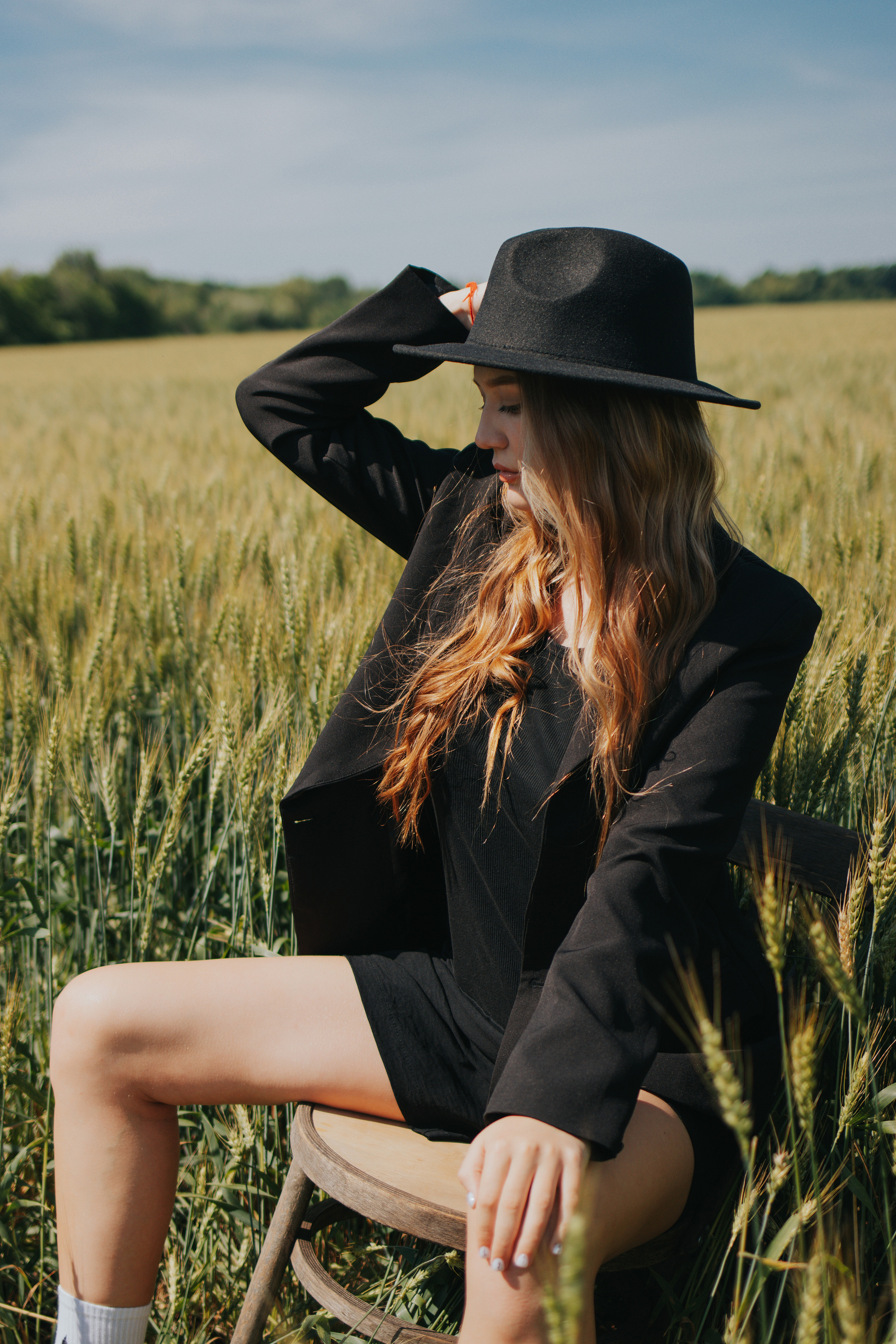 Яна в колосьях. Фотограф Пенза/Сердобск