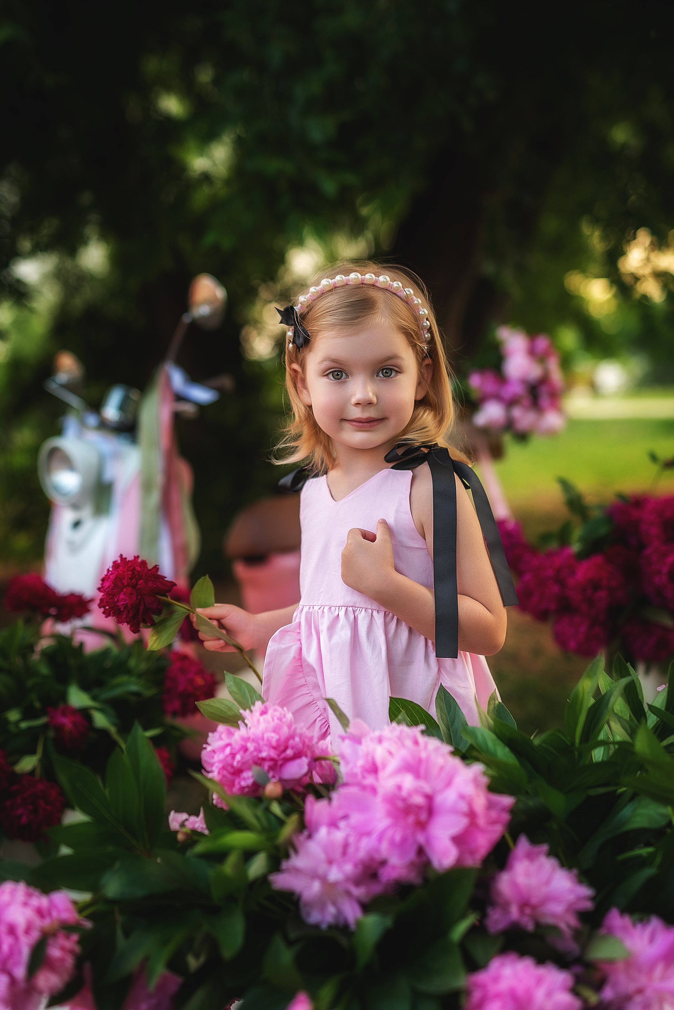 Фотосессия в пионах. Семейный, детский фотограф в Воронеже Анна Никитина