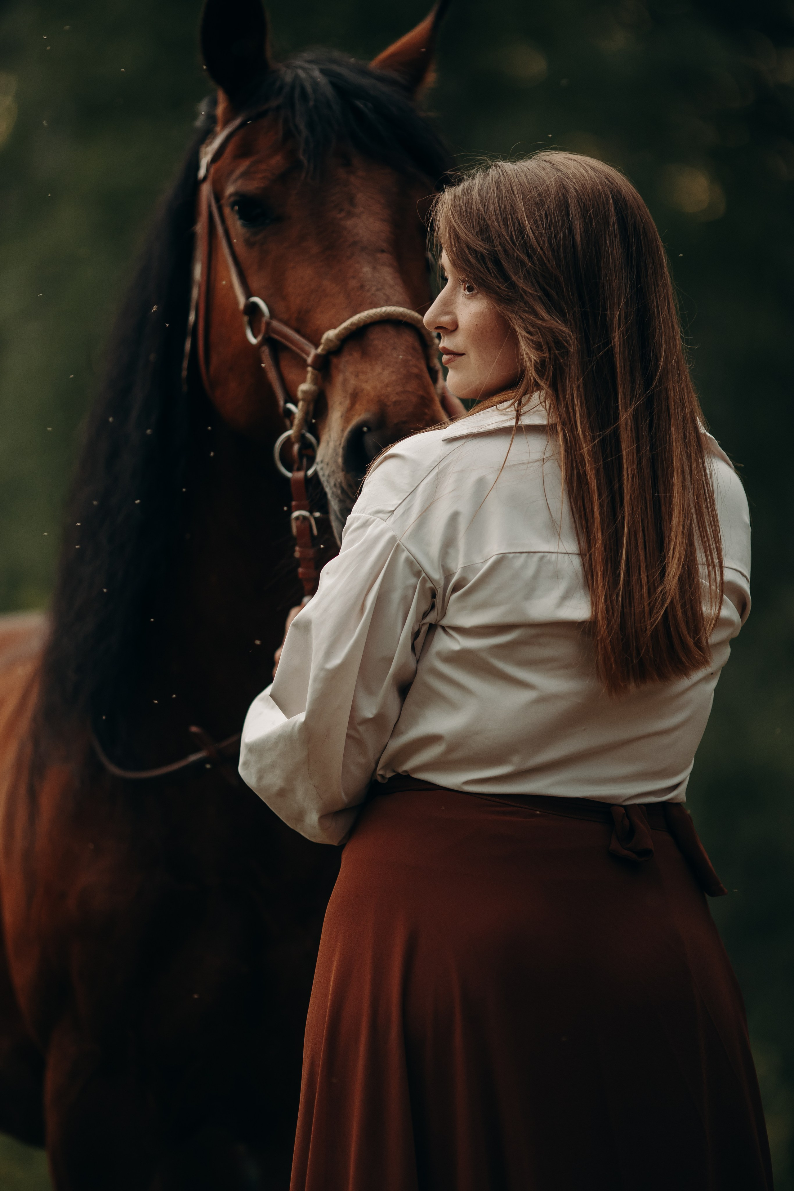 Ксения и Талисман. Анна Молчанова конный фотограф в Тюмени | фотосессии с лошадьми Тюмень