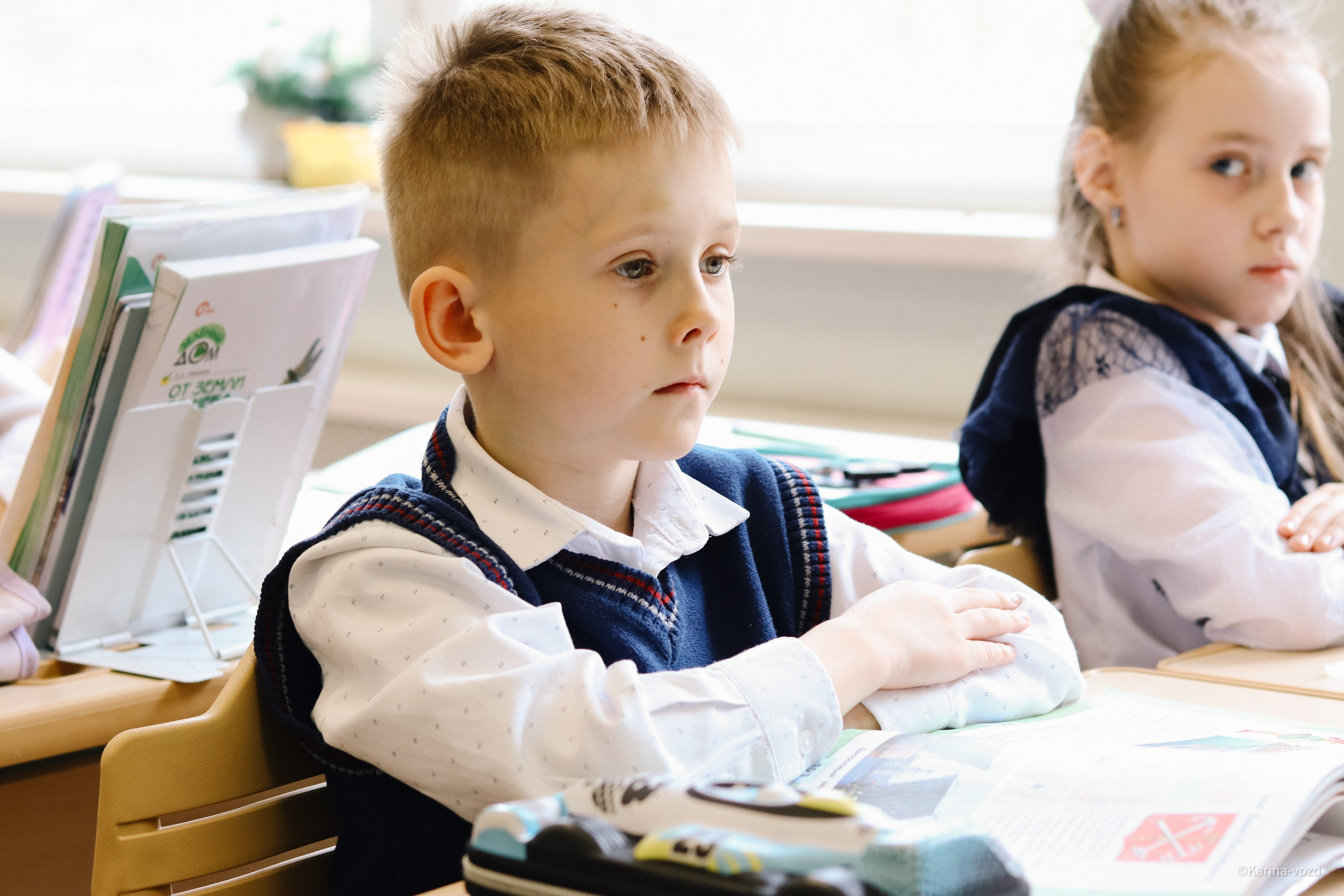 Один день из жизни младшеклассников. Репортажный фотограф в Москве и Зеленограде Karina-vozd