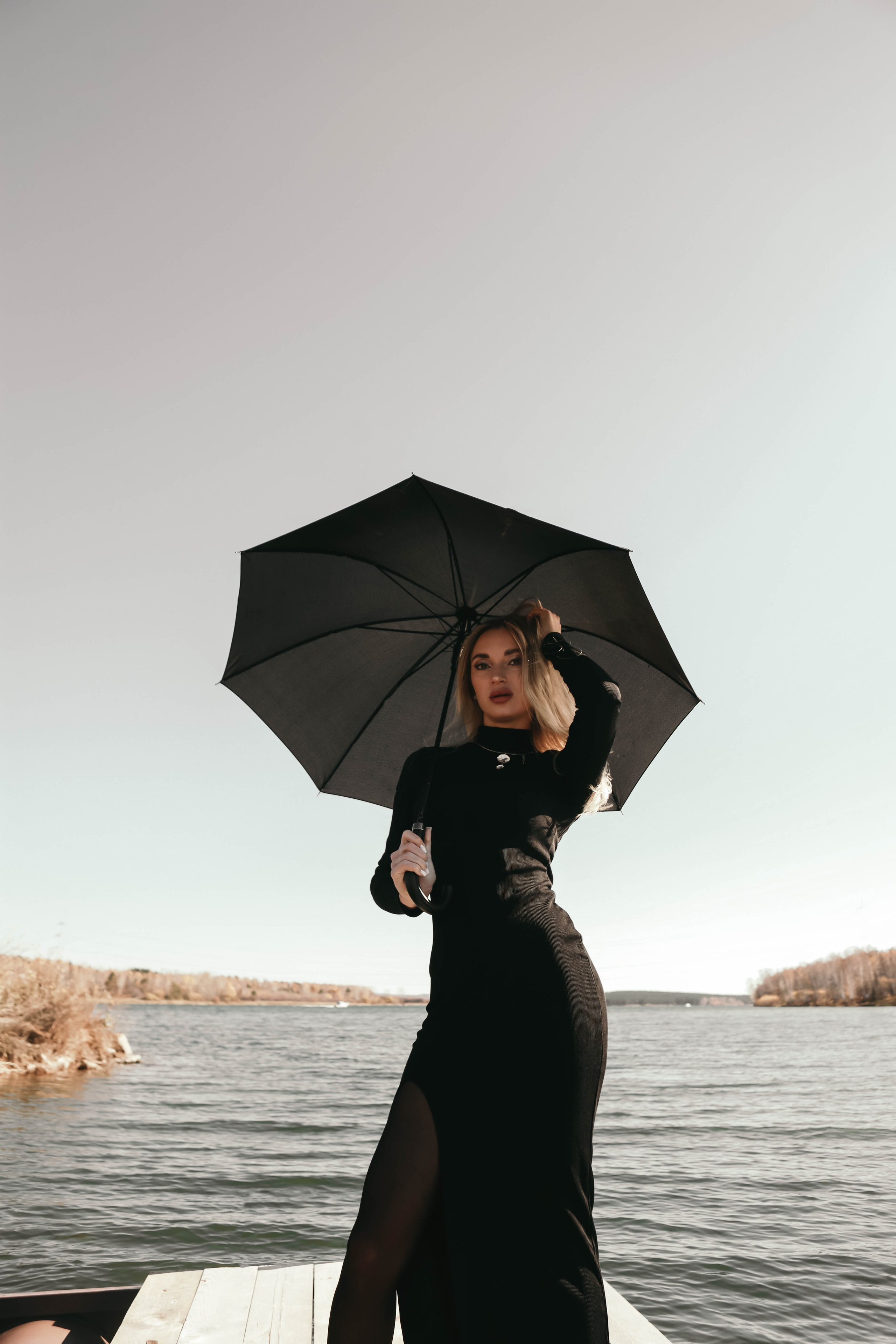 Кристина с зонтом. Фотограф в Иркутске