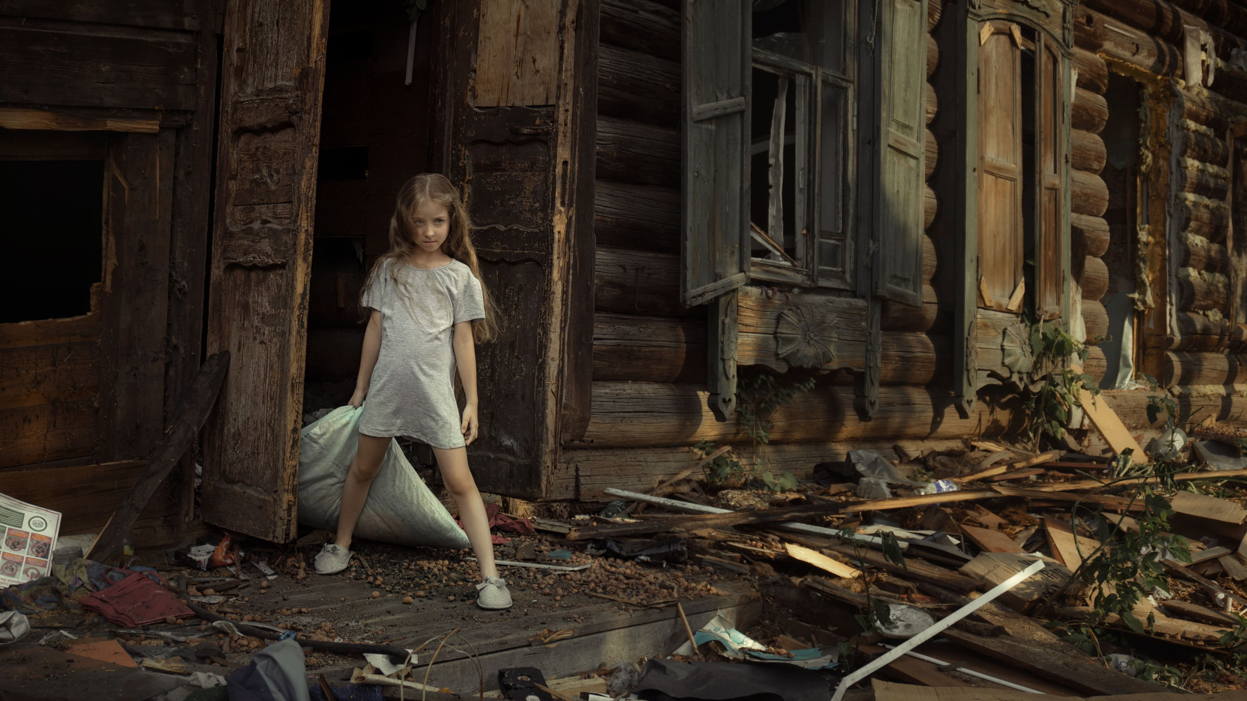 Фотопроект «Выселение маленькой Даши»