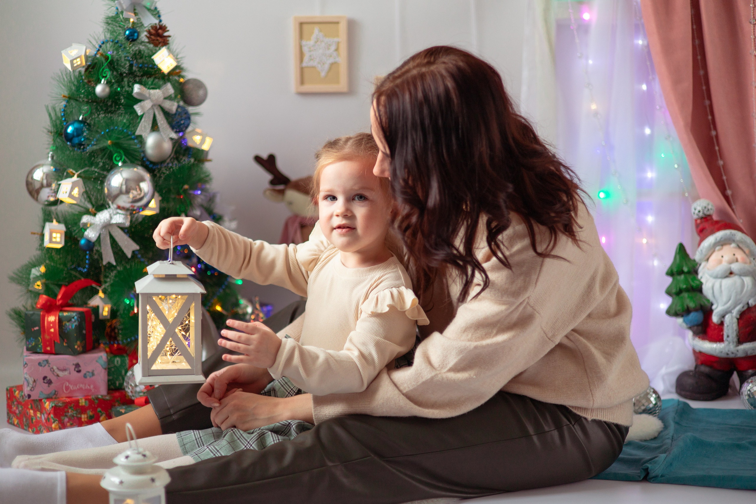 Полина с мамой. Семейный и детский фотограф в Михайловке Татьяна Лестьева