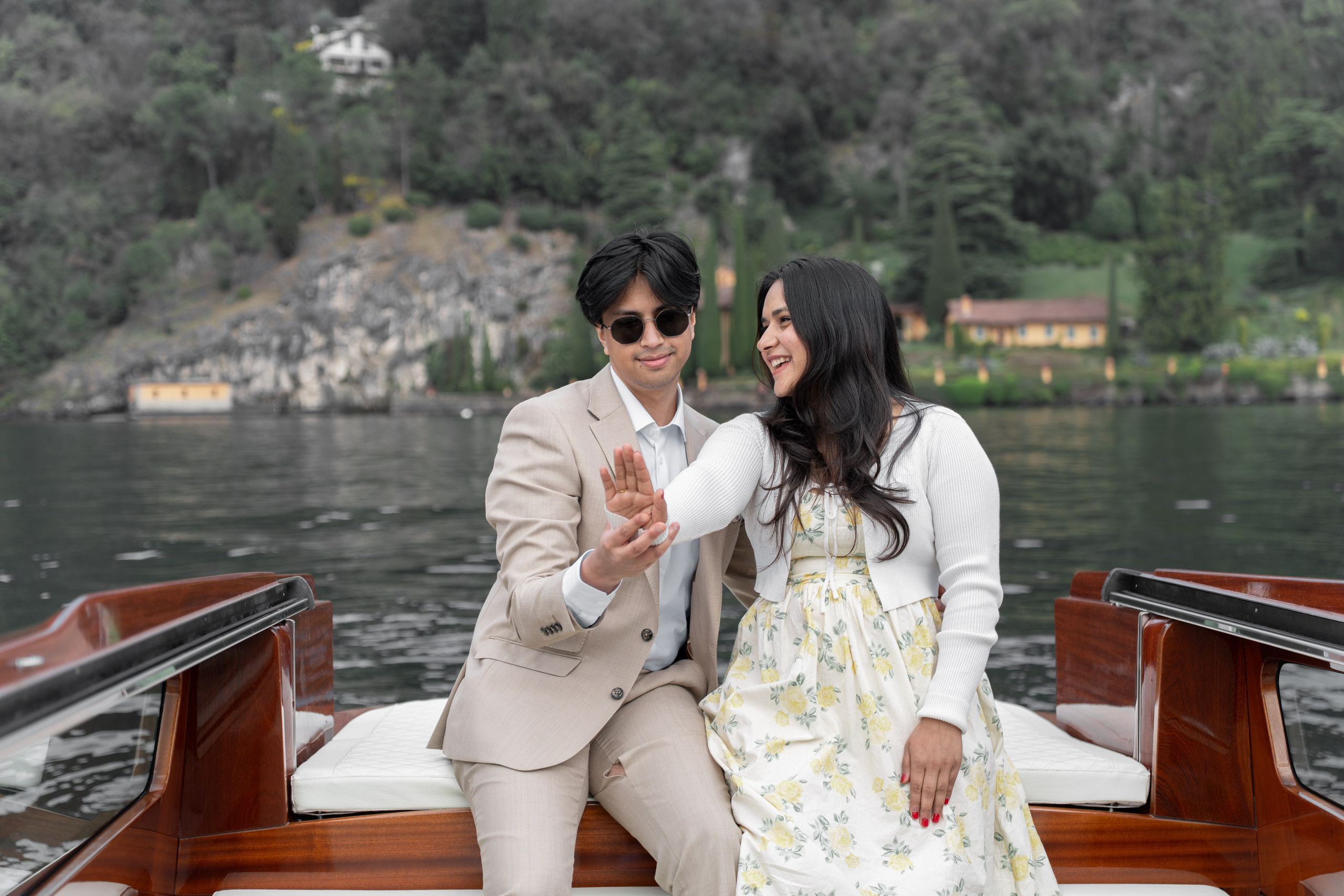 Addy & Fiance. Maria Anistratova | Destination Photographer, Videographer & Drone Pilot — Lake Como