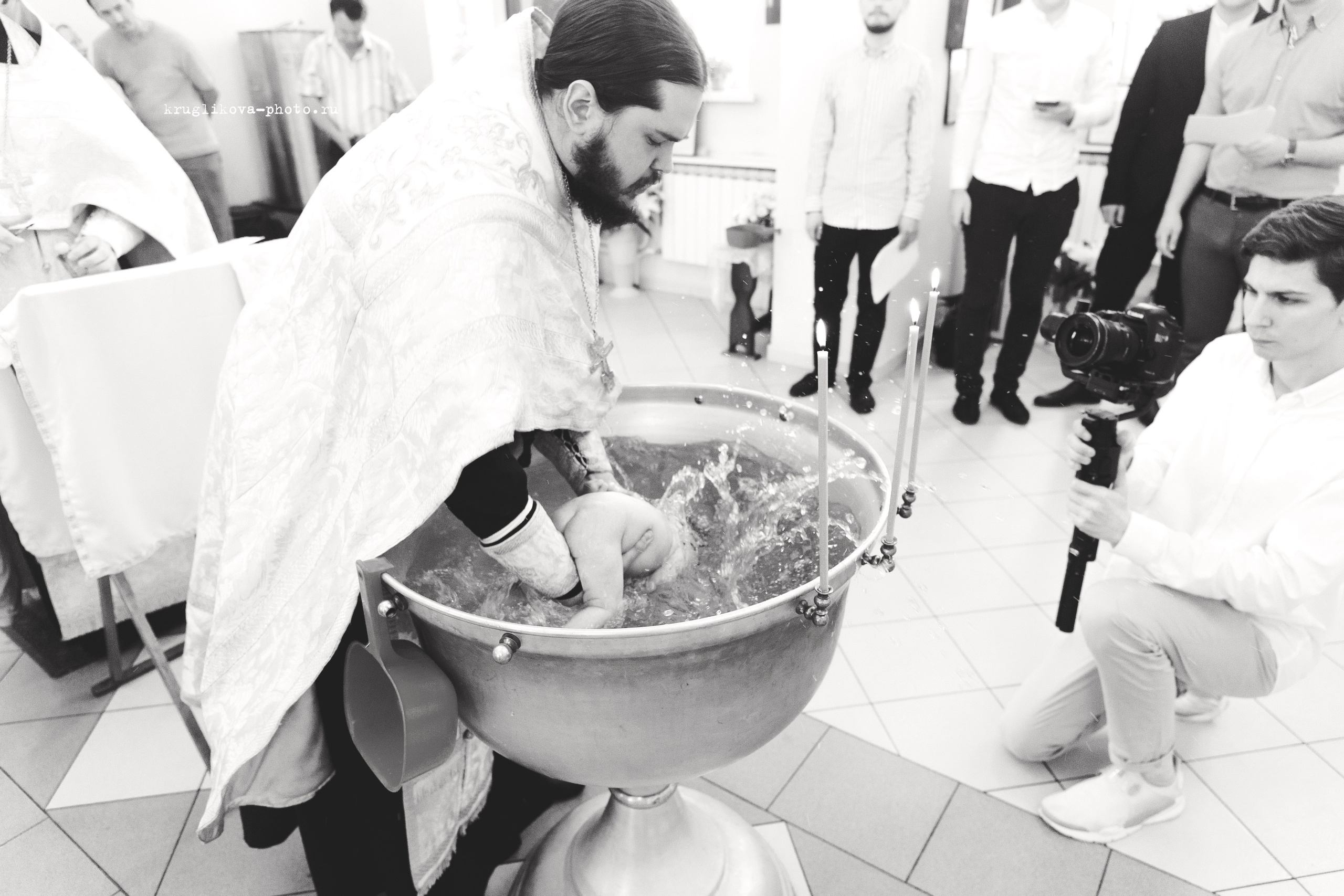 Таинство Крещения. Фотограф новорожденных и детский в Сергиевом Посаде Кругликова Юлия