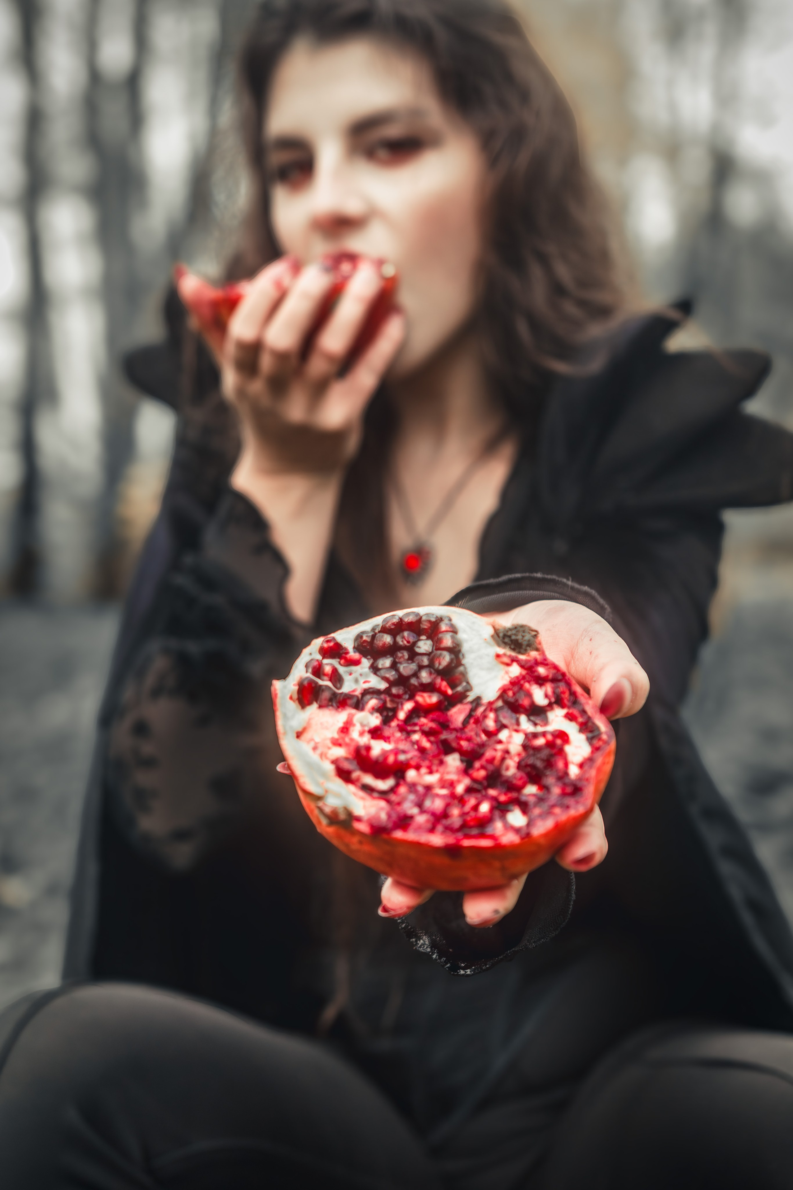 Фотосессия Вампиры в лесу