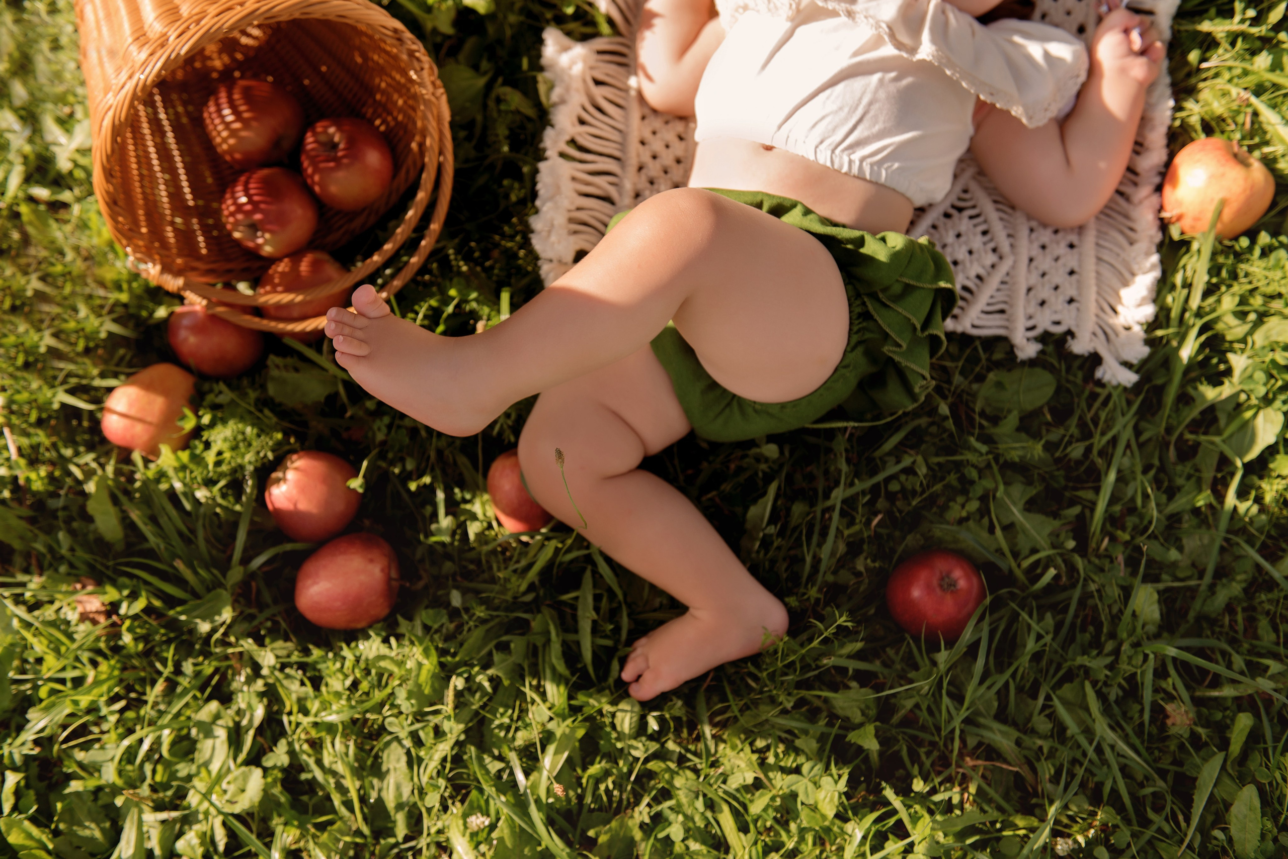 Яблоневый сад. Детский фотограф в Долгопрудном и Москве