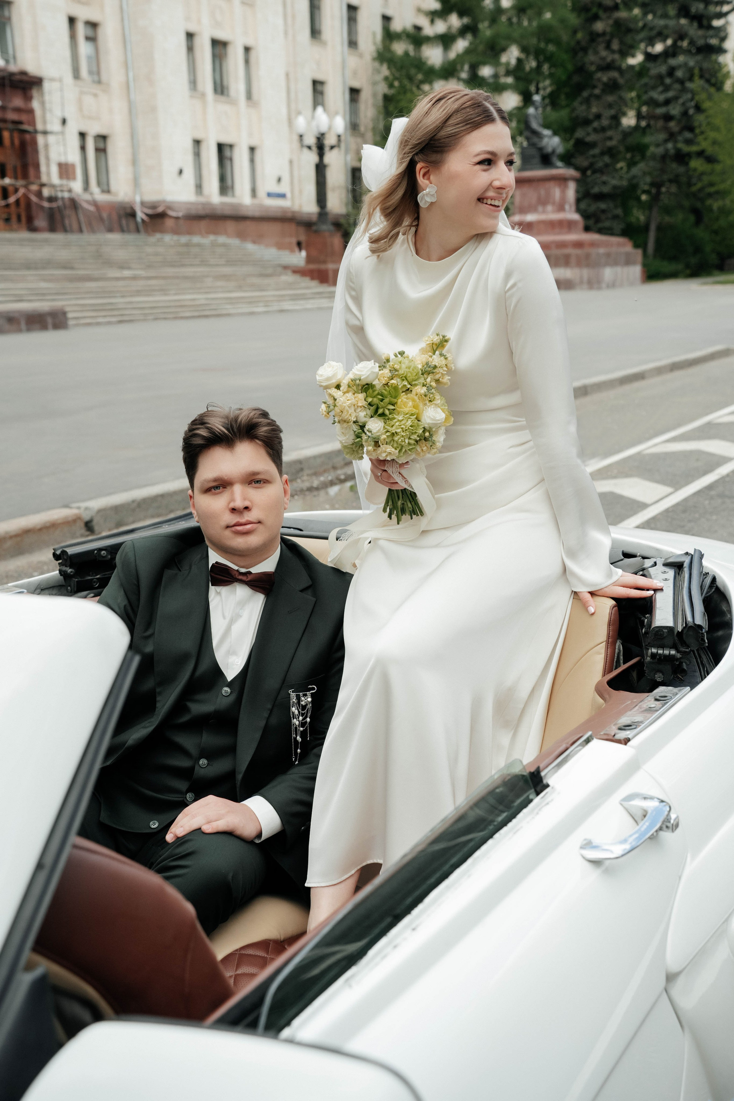 Евгений и Анастасия / Особняк Спиридонова, МГУ. Свадебный фотограф Москва Александра Аверкова