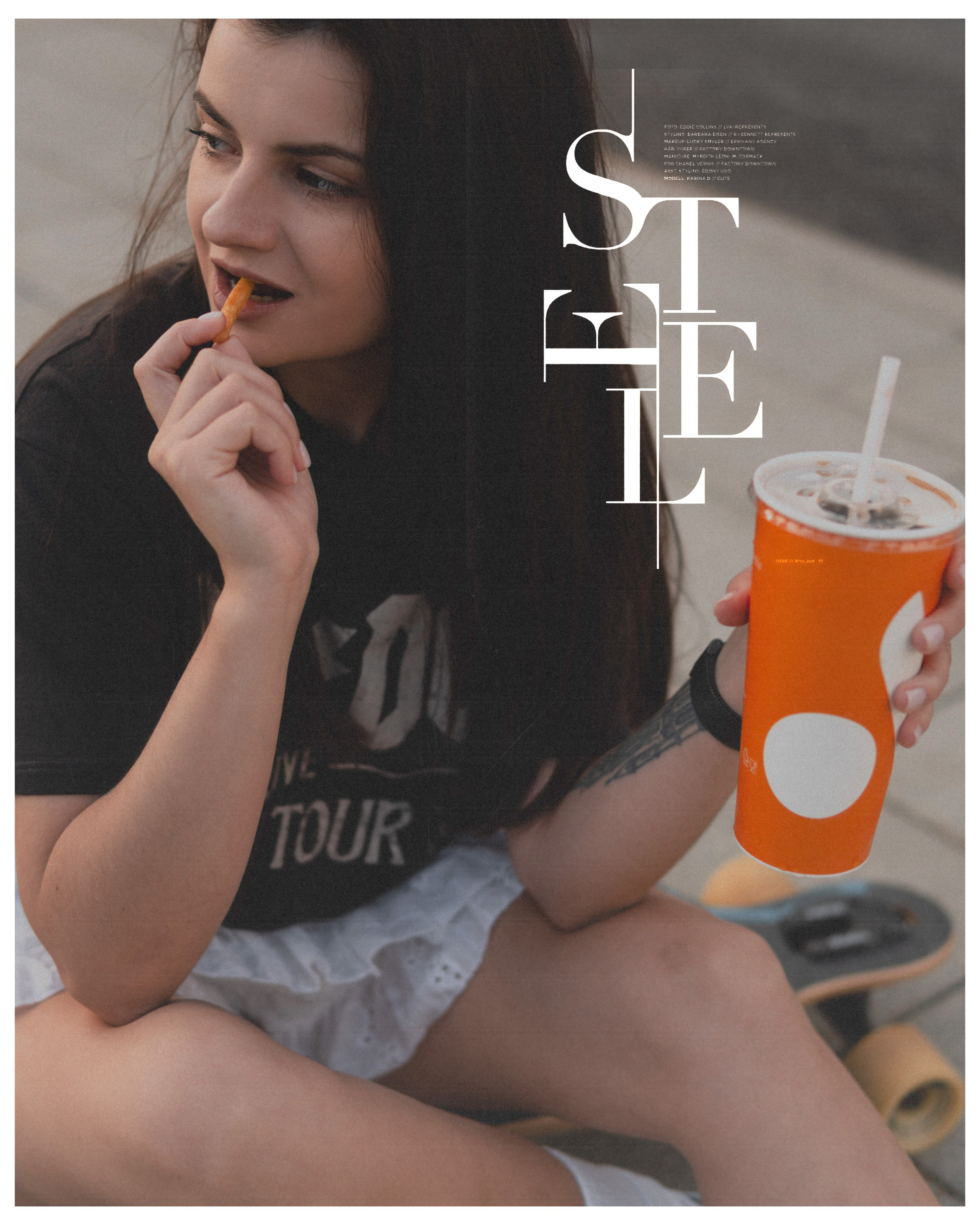 Ретро фотоссессия на скейте. Фотограф Наталья Воронина Москва