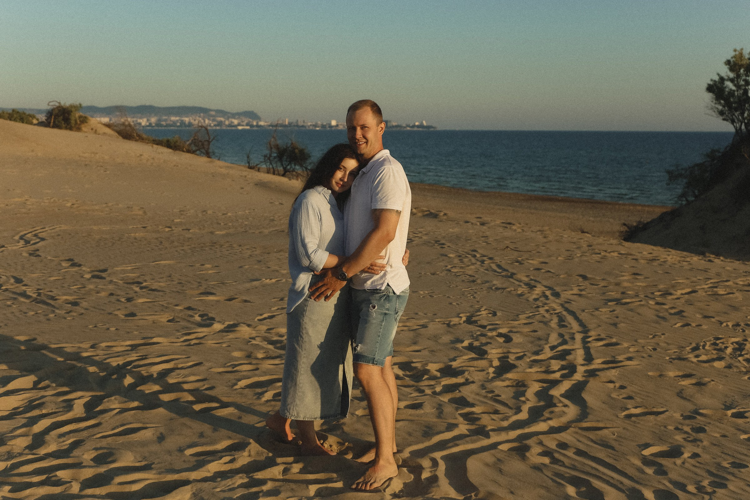 Семейная фотосессия на пляже. Семейный, love story, свадебный фотограф Анапа