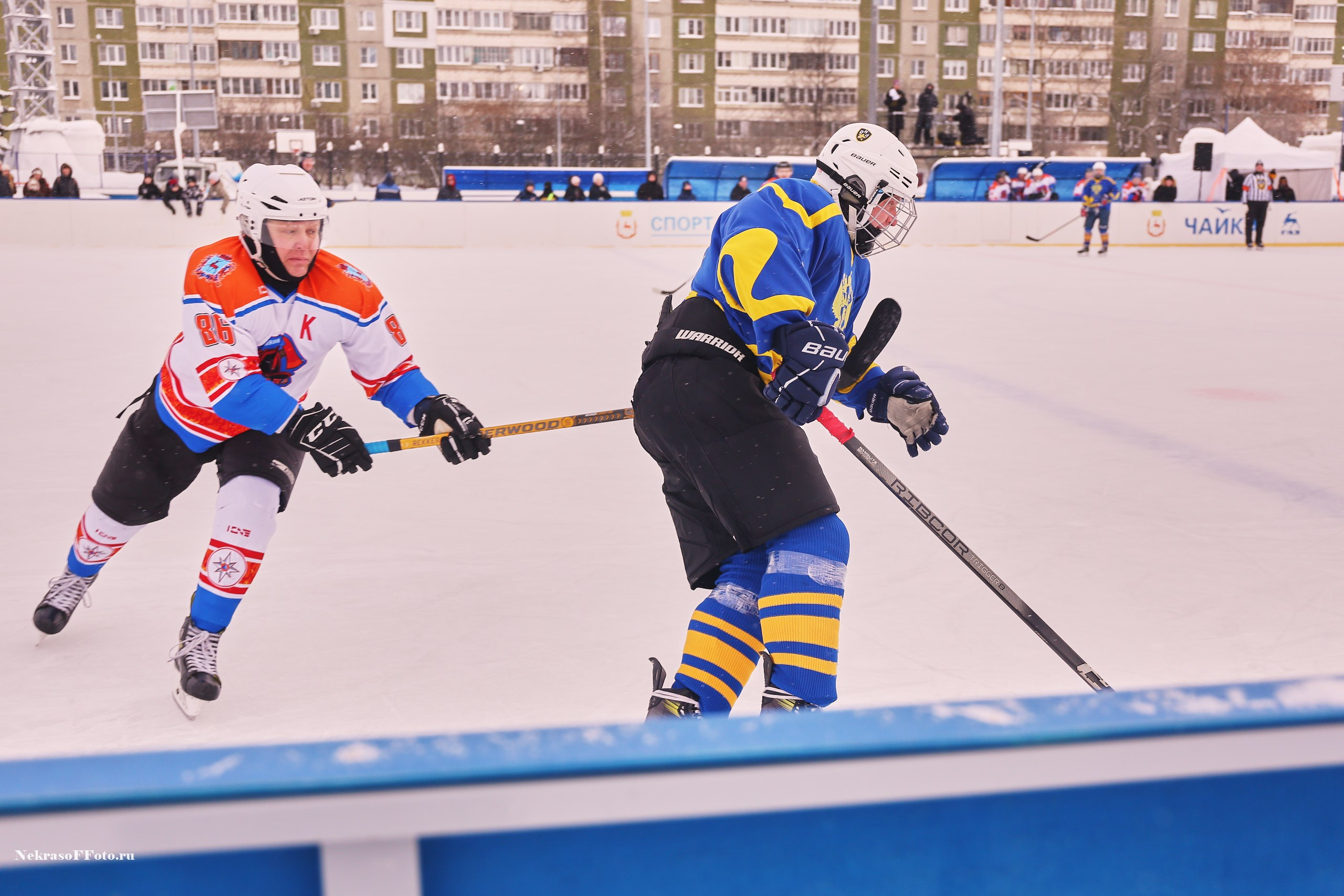 Турнир по хоккею «Русская классика» в рамках Офицерской хоккейной лиги. Спортивный фотограф Некрасов Денис