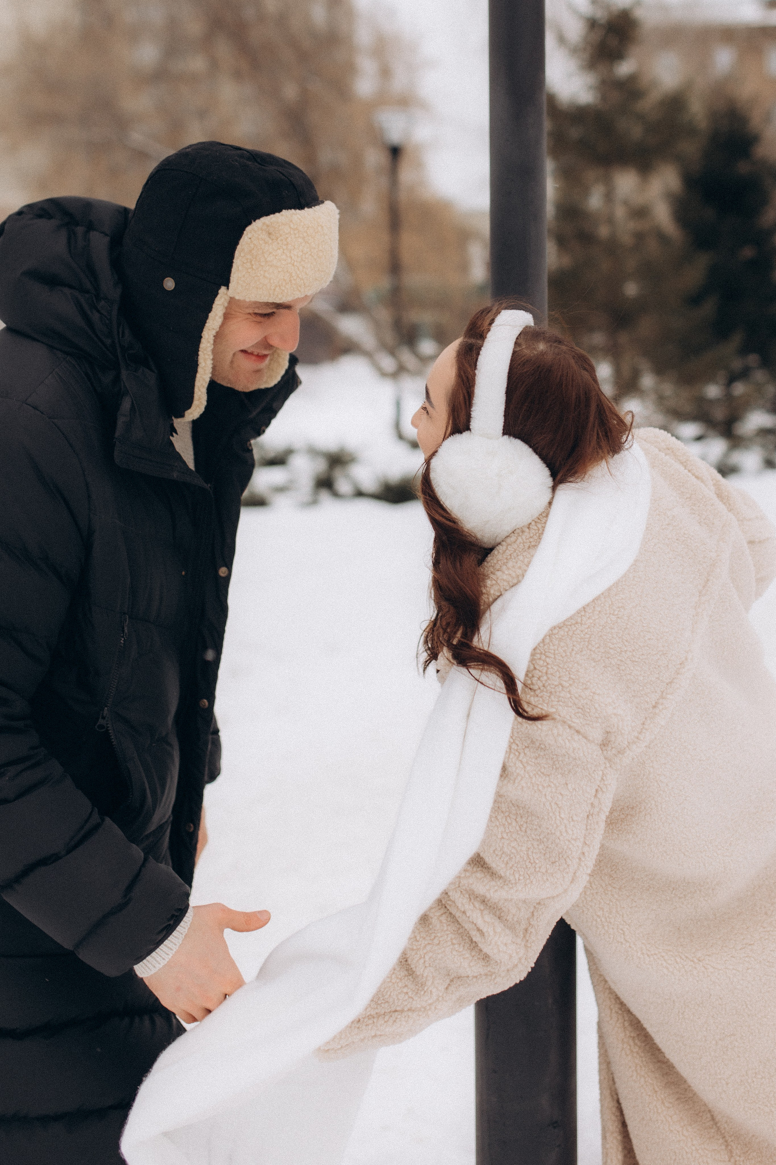 Зимняя история любви. Семейный фотограф lifestyle в Новосибирске Елена Шпилевая
