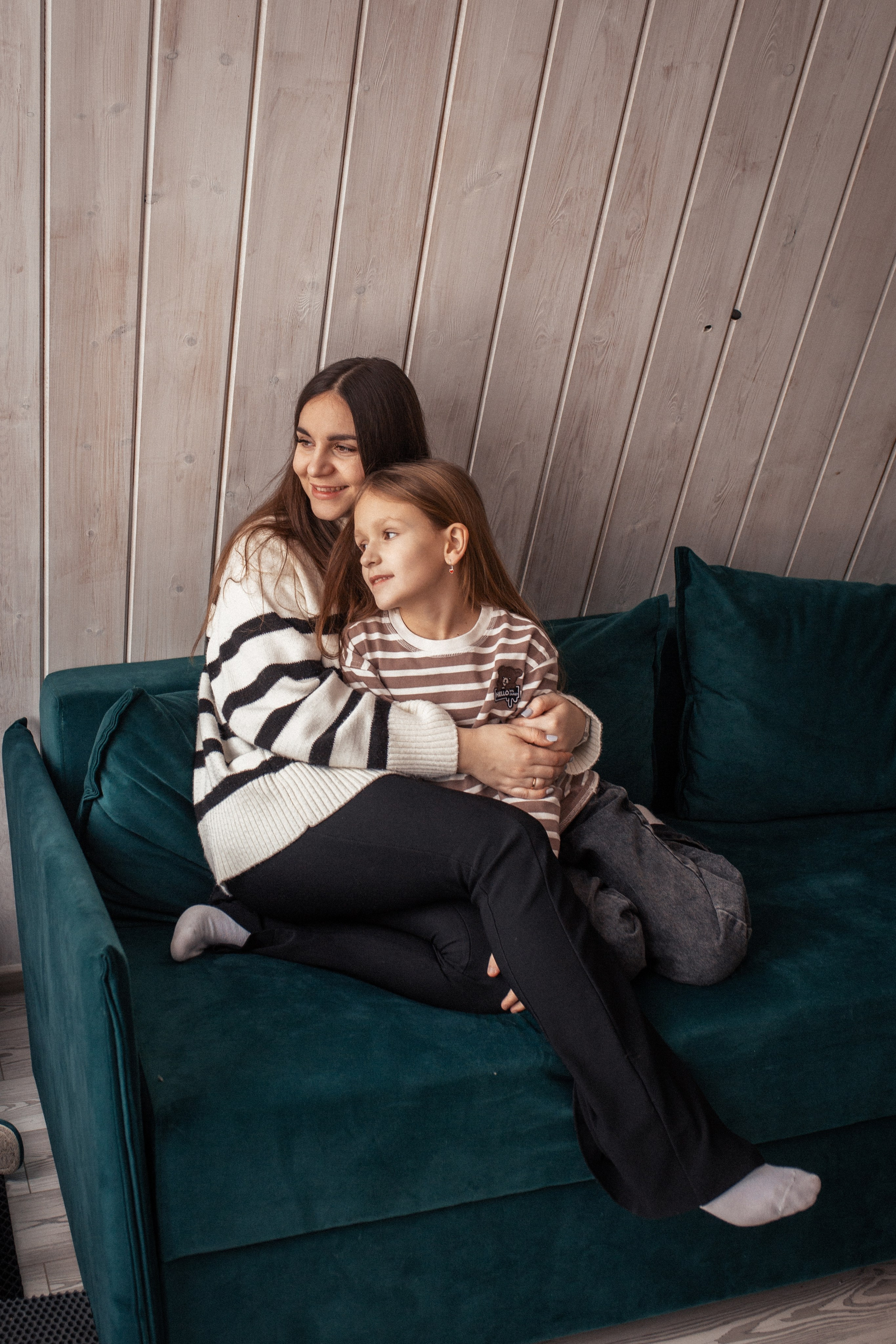 Мария с семьёй