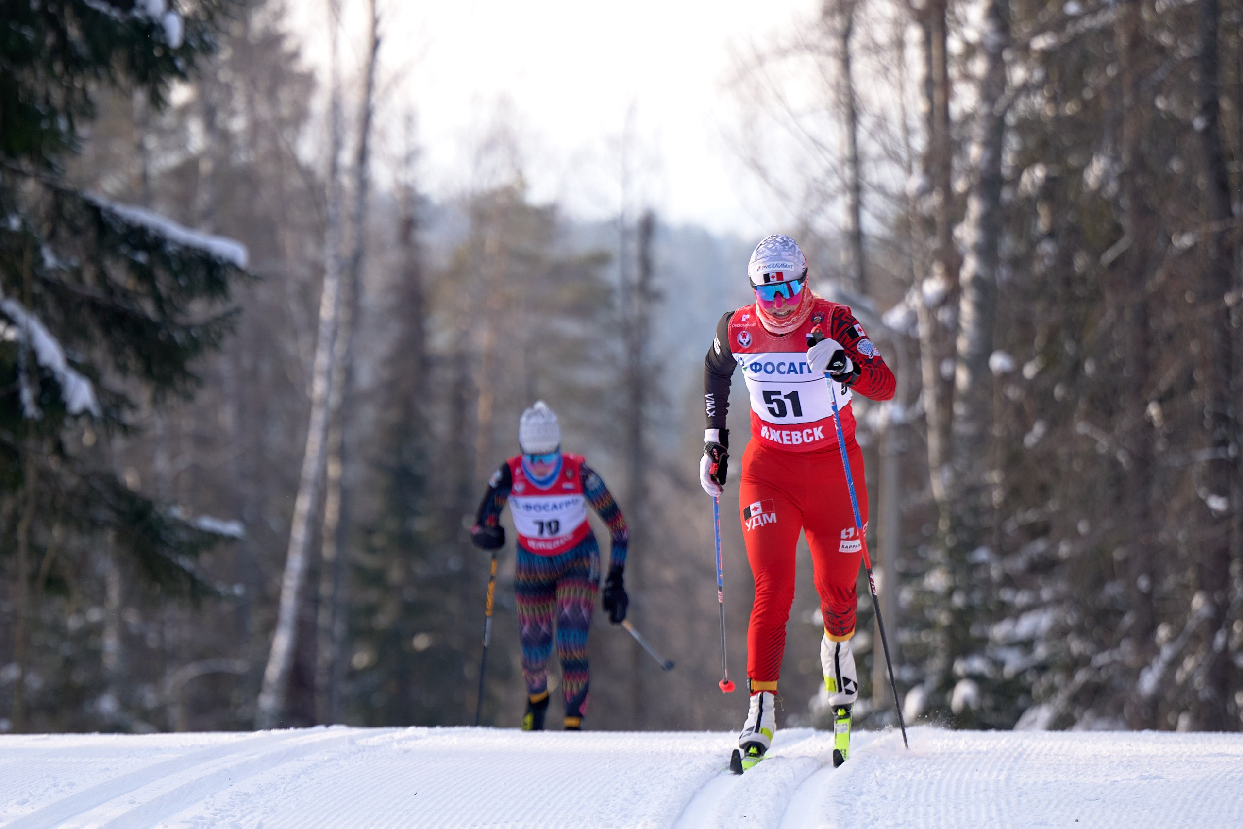 VI этап ФосАгро Кубка России по лыжным гонкам. Ижевск 25.01.2025 и 26.01.2025. Спортивный репортажный фотограф в Ижевске Сергей Мерзляков