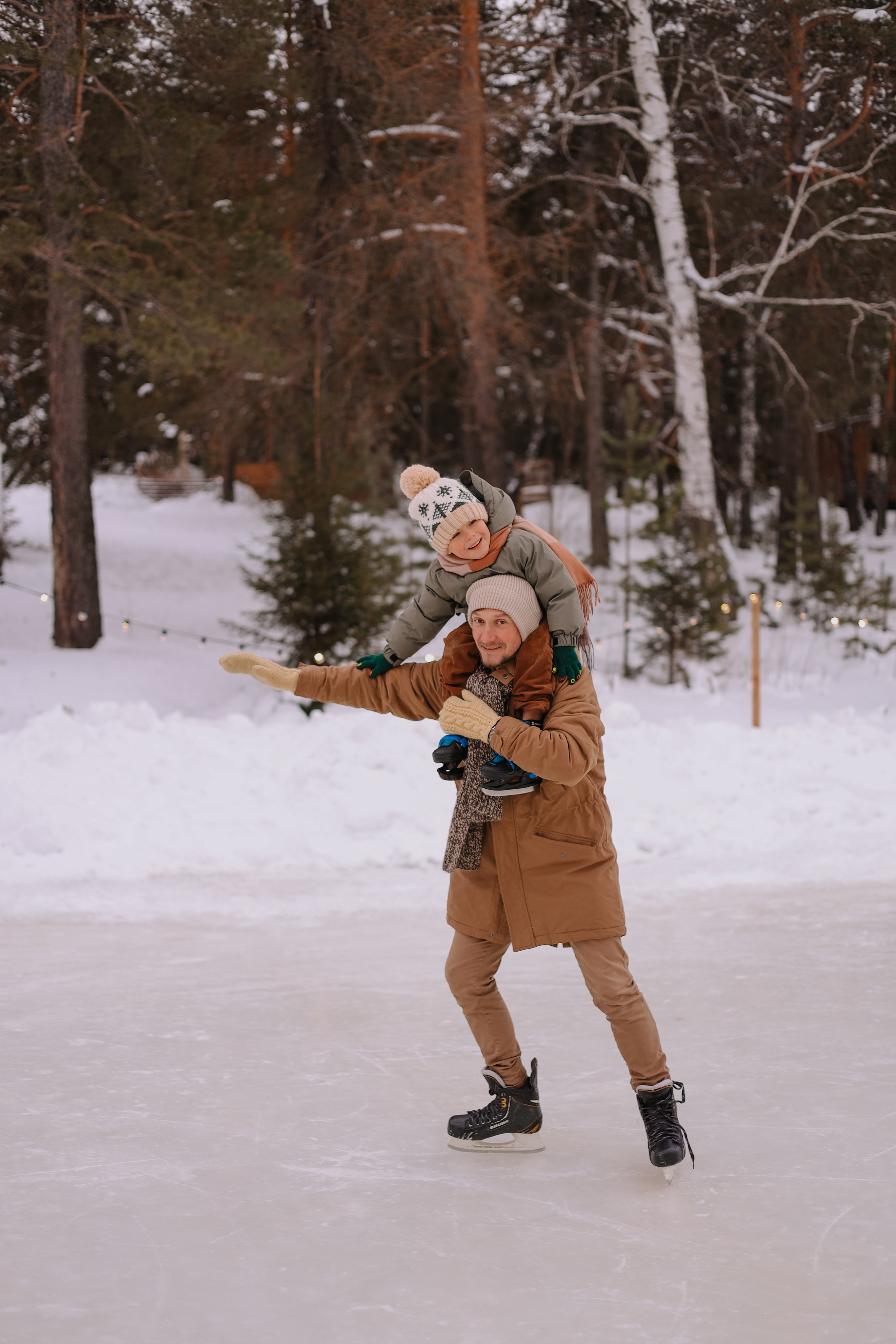 Семья, домик, зима. Marina Shakirova Photography